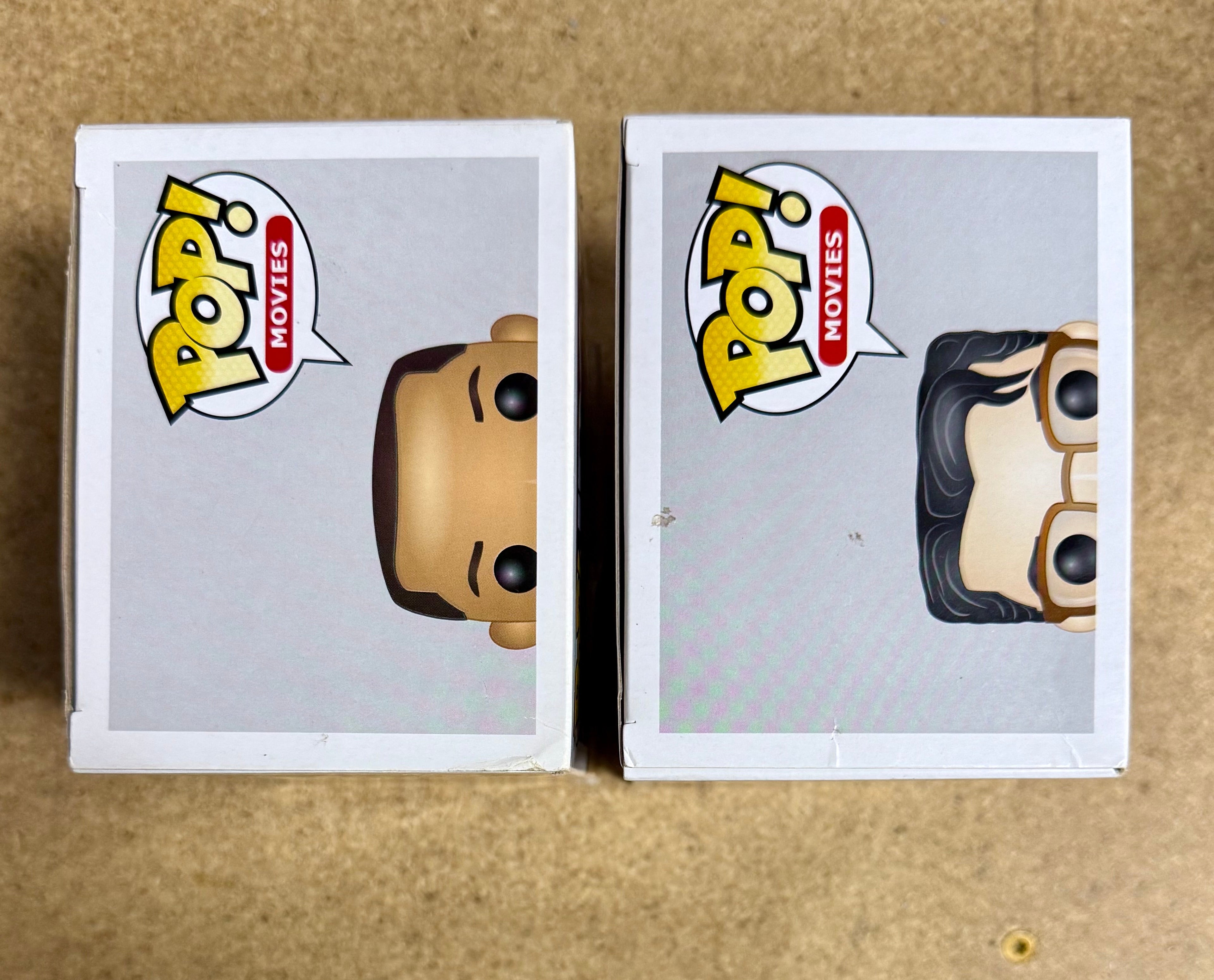 Will Smith (Steve Hiller) & Jeff Goldblum (David Levinson) Funko Pop! de Independence Day Autografiado! Juego de 2 con COA de JSA y PSA