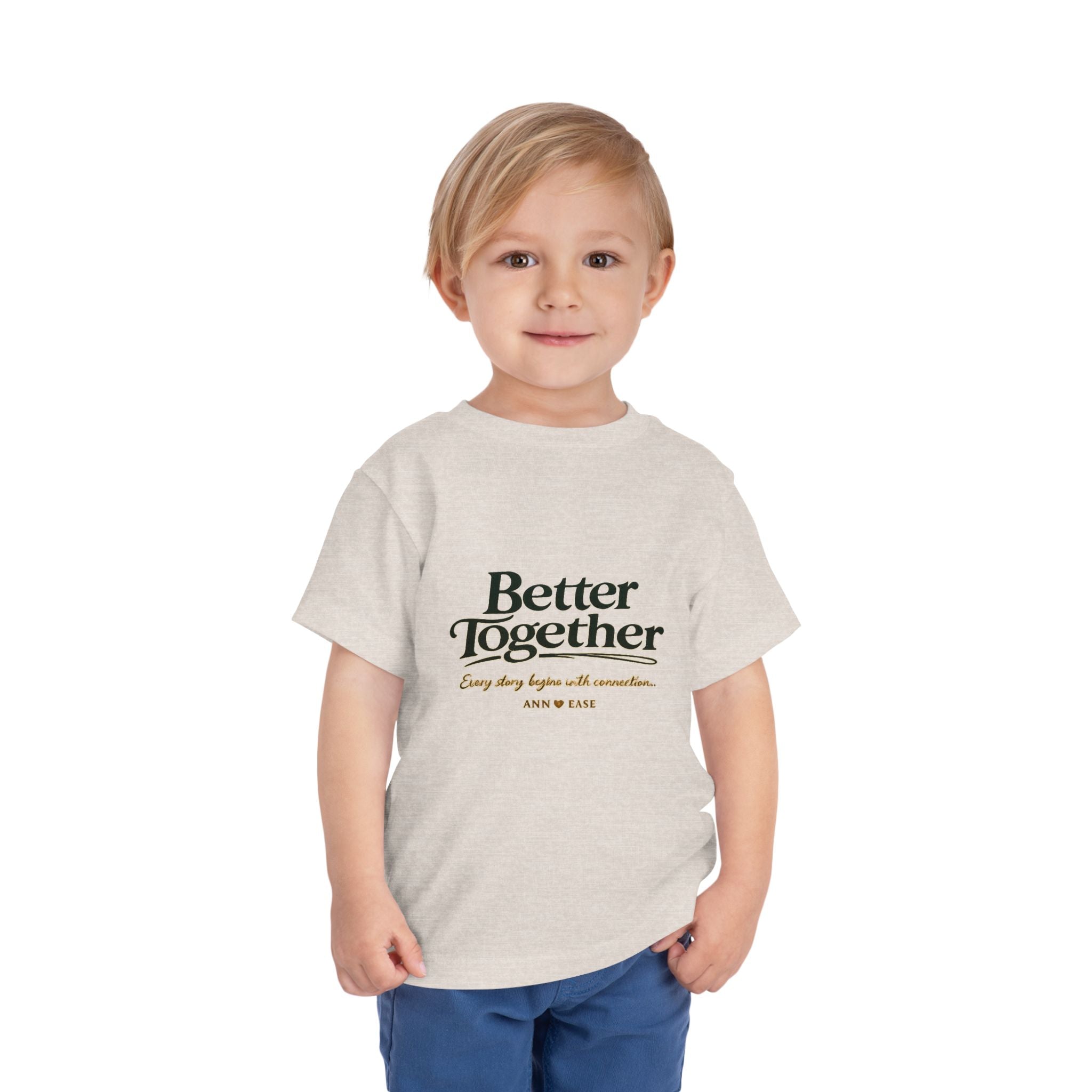 Camiseta para niños pequeños — Diseño "Juntos es mejor" de jardín campestre