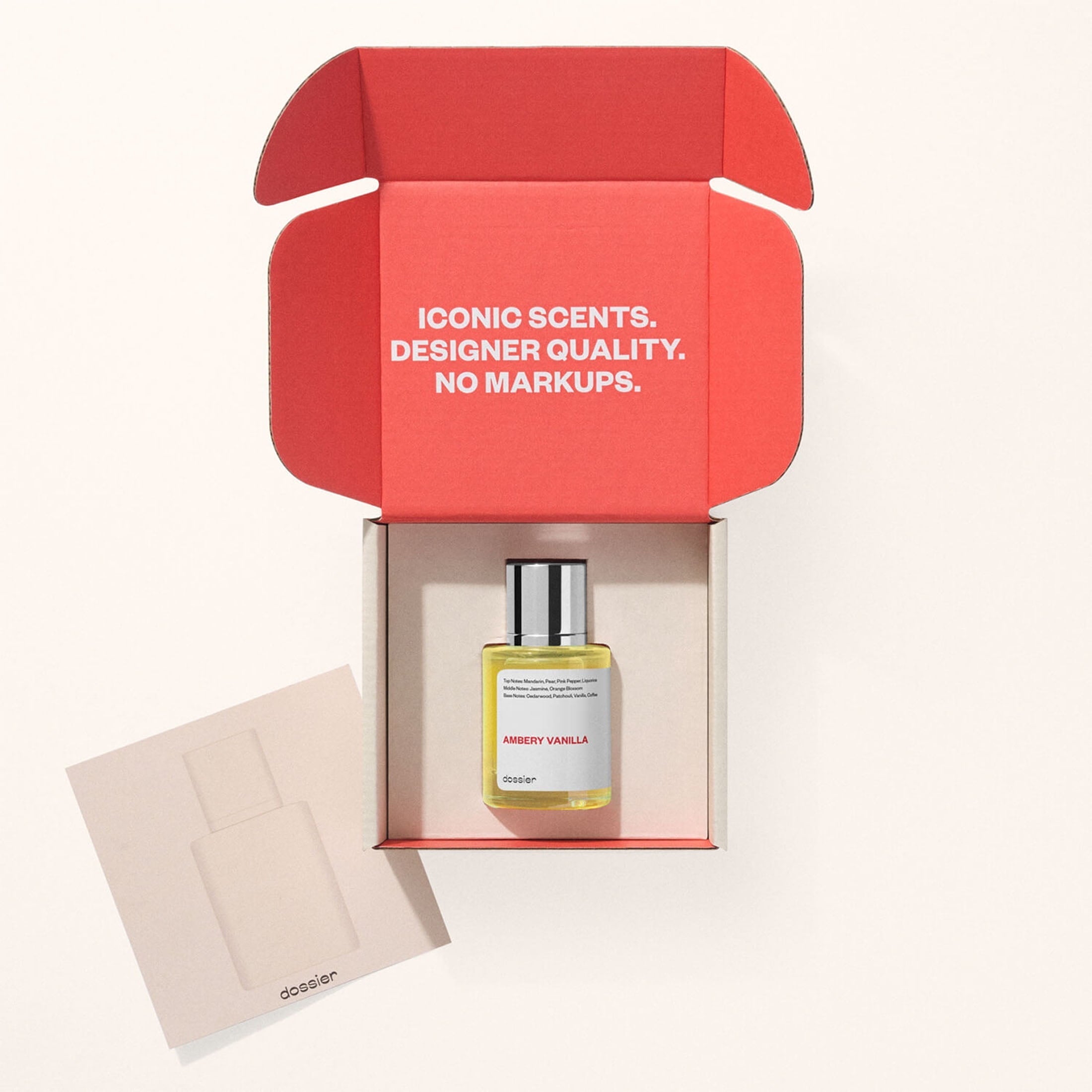 Dossier Ambery Vanilla Eau de Parfum para Mujer, 50ml / 1.7 oz