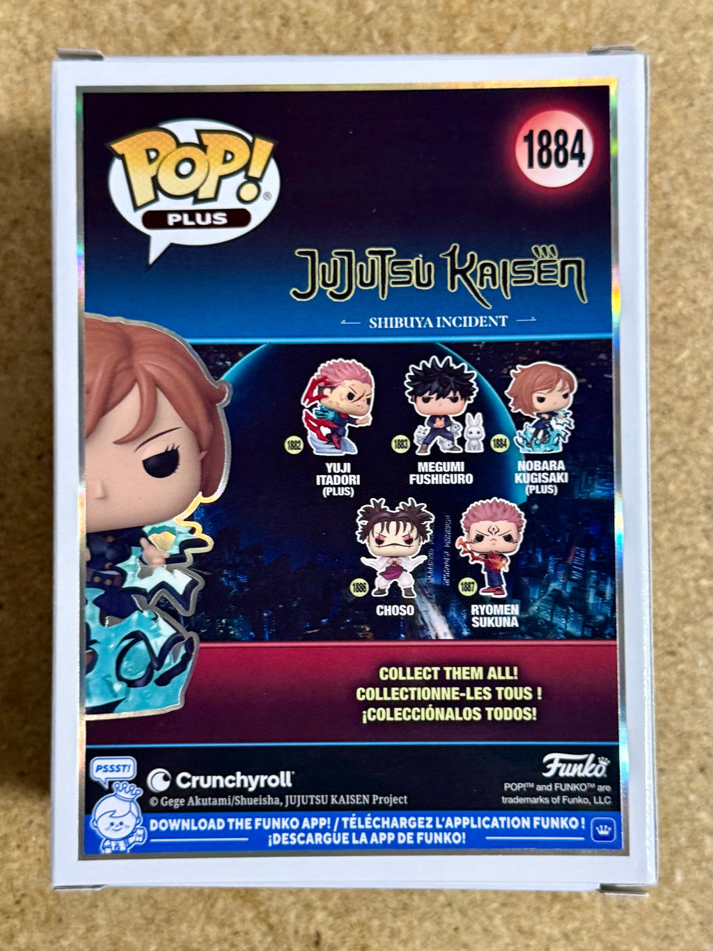 Funko Pop! Animación Plus Nobara Kugisaki #1884 Jujutsu Kaisen 2025 Incidente de Shibuya