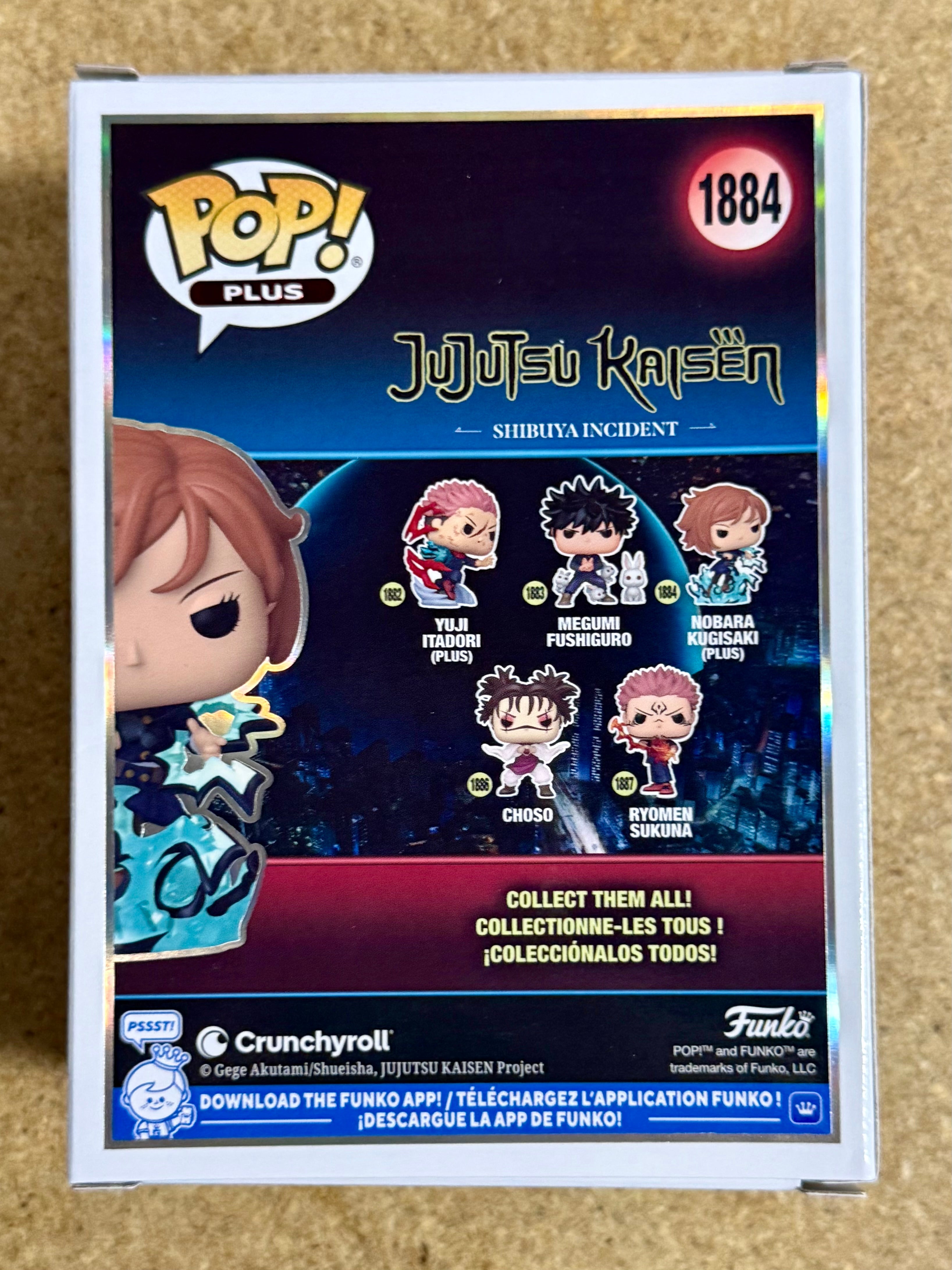 Funko Pop! Animación Plus Nobara Kugisaki #1884 Jujutsu Kaisen 2025 Incidente de Shibuya