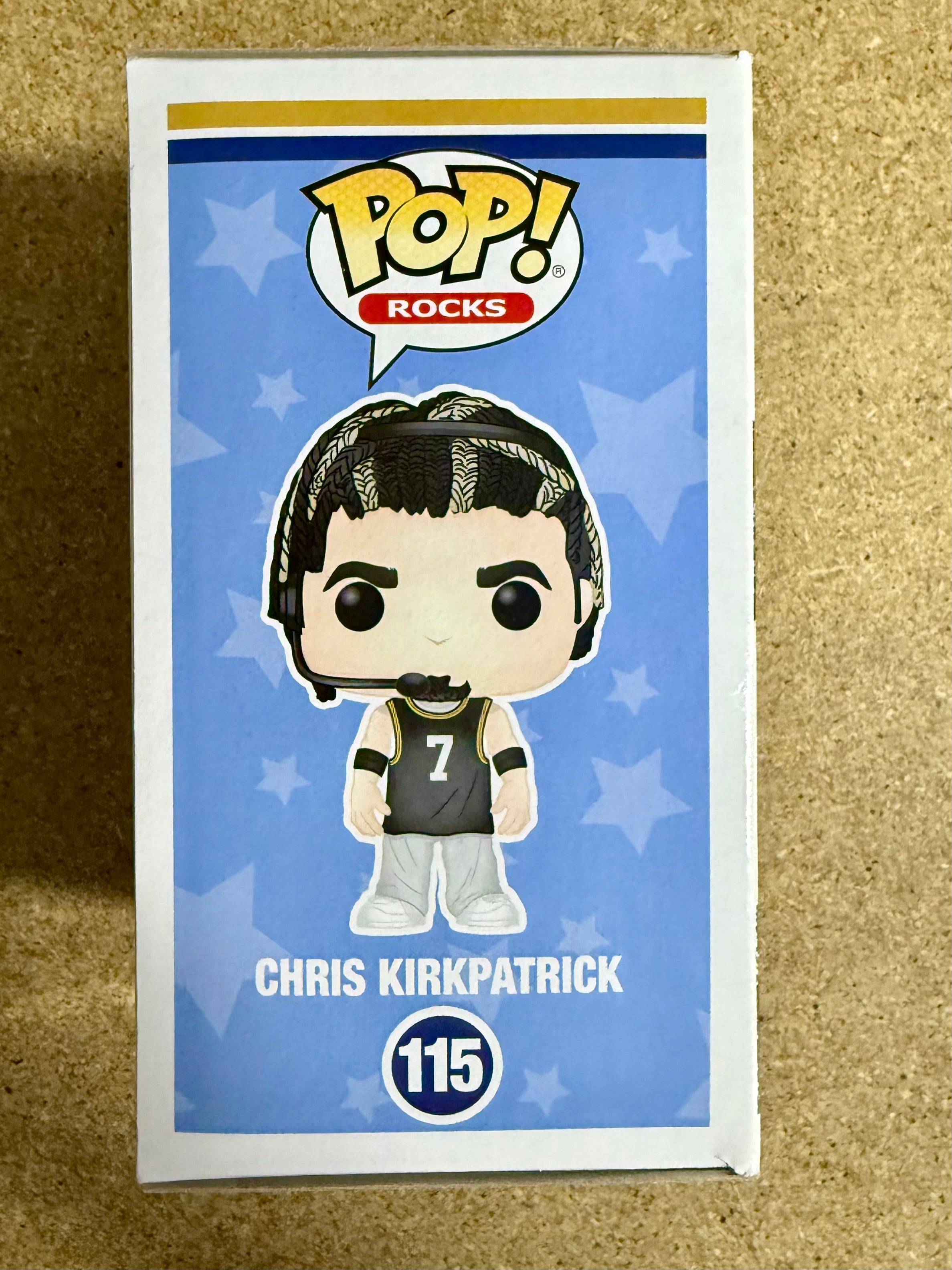 Chris Kirkpatrick Signed Nsync Funko Pop! #115 Vaulted 2019 With JSA COA