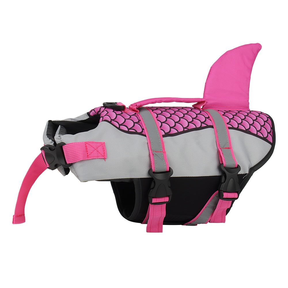 Dog Life Jacket with Rescue Handle — 5 Colors, Sizes XS–2XL