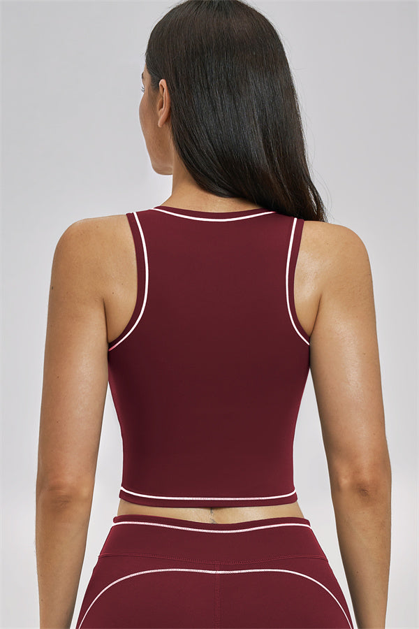 Conjunto de 3 piezas de chaqueta, top corto y pantalón corto Unbound