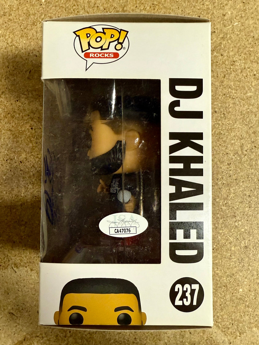 DJ Khaled Funko Pop #237 "We The Best" autografiado con JSA COA Blessed 2021