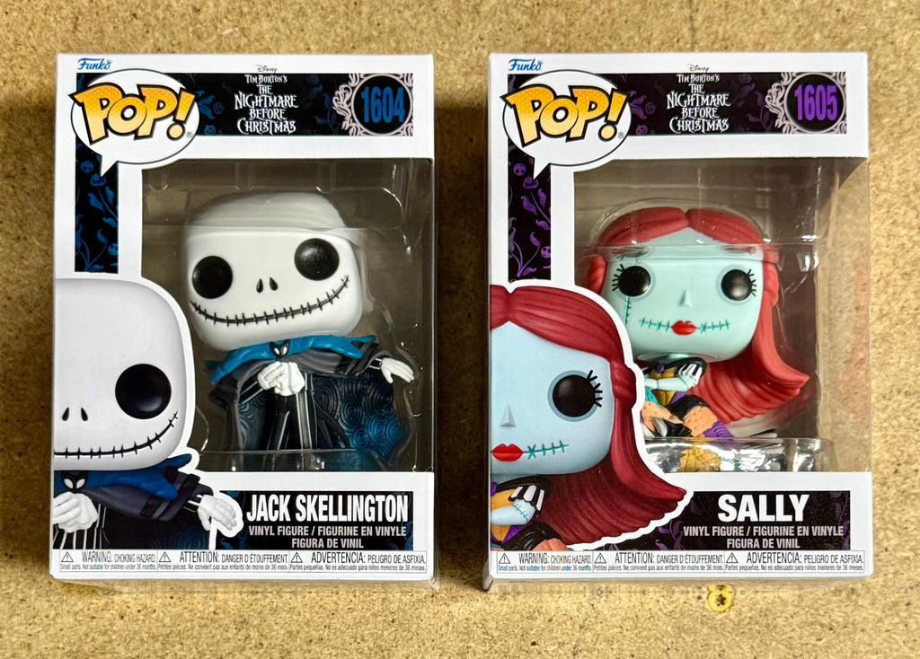 Funko Pop! Disney Jack y Sally (Couture) Pesadilla antes de Navidad 2025 Set de 2