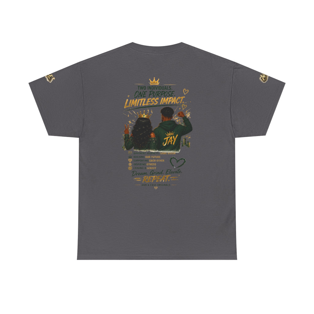 Camiseta gráfica para parejas Lead Together — Camiseta inspiradora para parejas "Built Different"