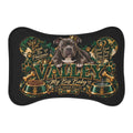 Personalized Dog Feeding Mat — “Valley My Big Baby” Decorative Pet Placemat