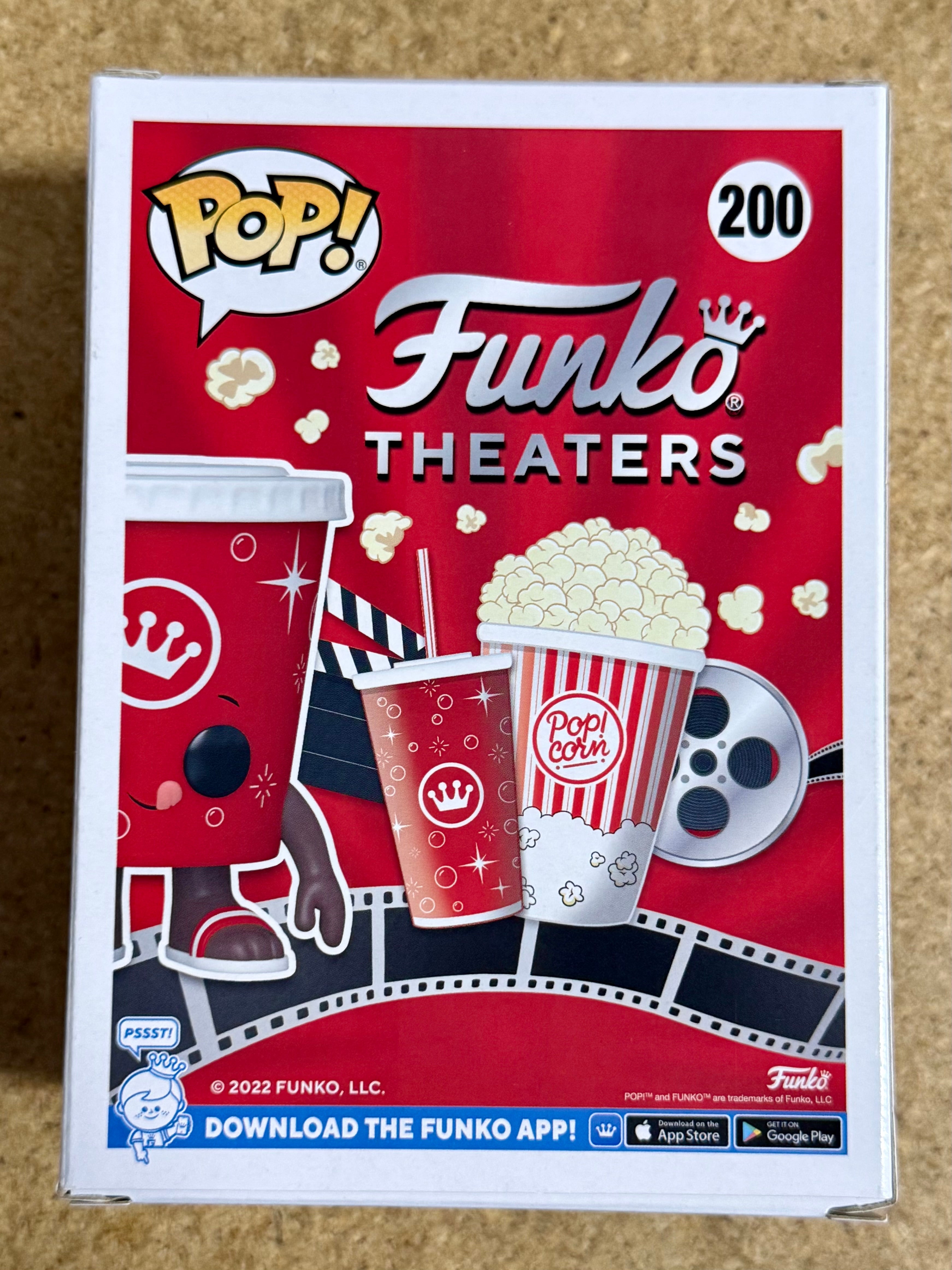 Pat McAfee - WWE - ESPN - NFL Vaso de Refresco de Cine Firmado Funko Pop! #200 Con Certificado JSA