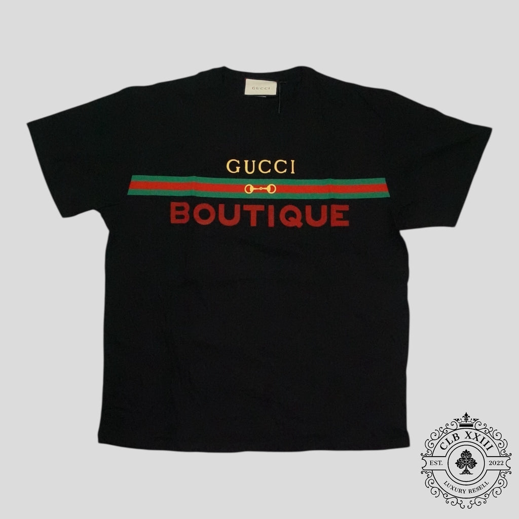 Camiseta de Gucci Boutique en negro