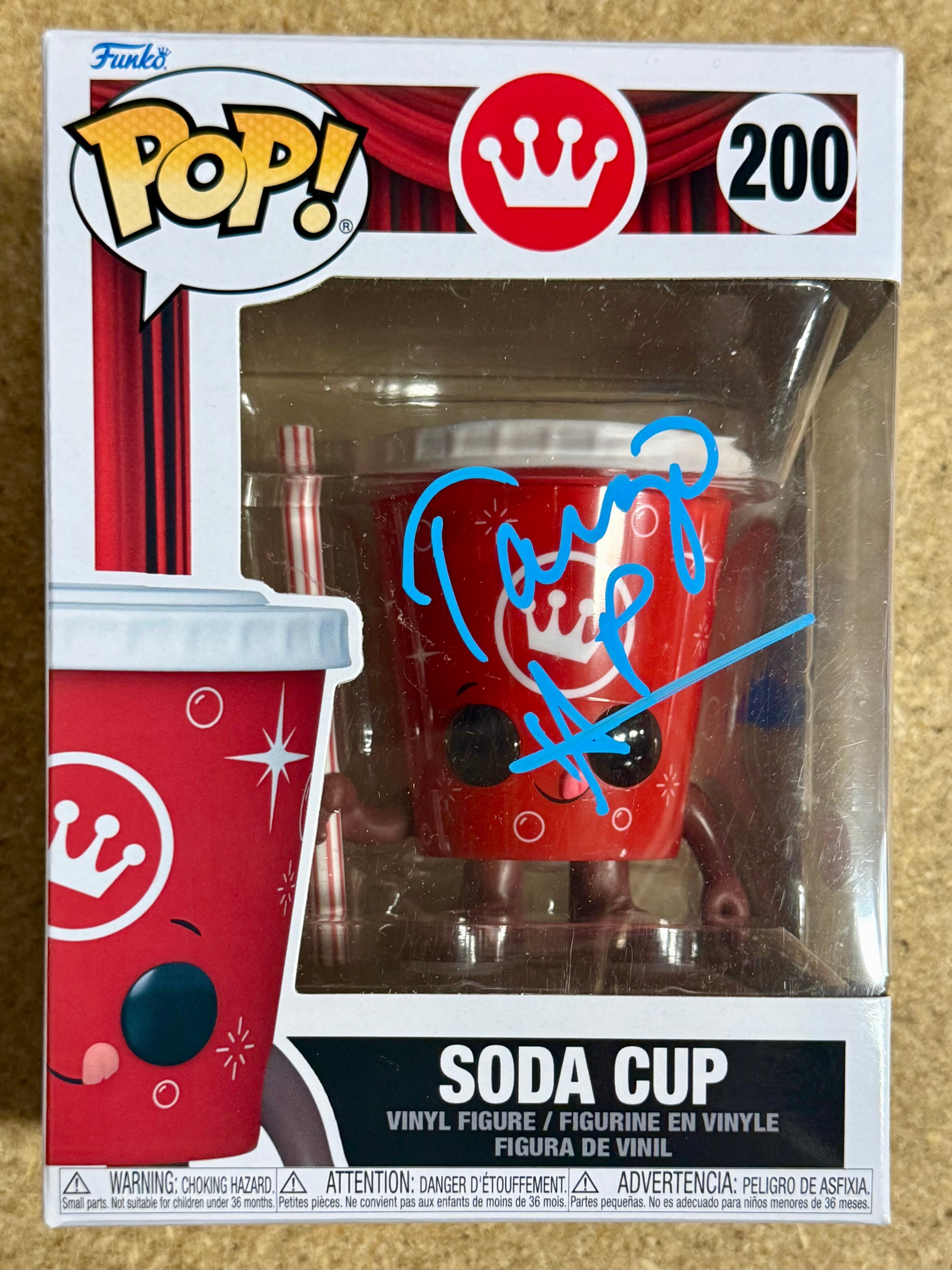 Taraji P. Henson Vaso de Refresco de Cine Firmado Funko Pop! #200 Con COA de JSA