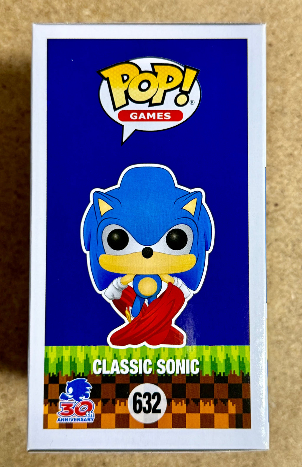 Funko Pop! Games Flocked Classic Sonic The Hedgehog #632 Exclusivo FS 2020
