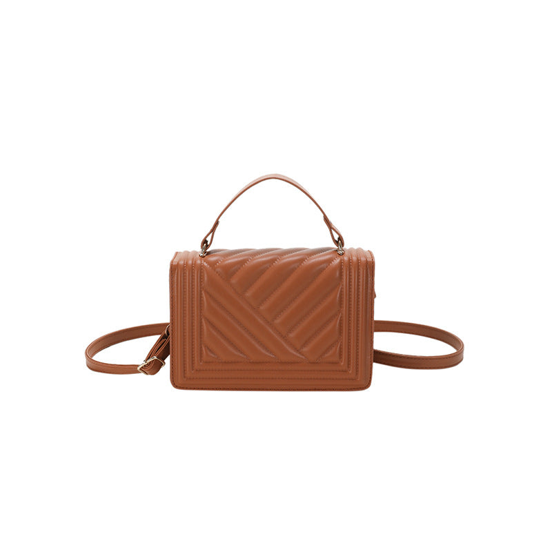 Bolsos deslumbrantes para mujer, bolsos cruzados con cadena de piel sintética, bolso de hombro femenino a la moda, bolsos de mano para dama, bolso de mensajero simple, bolso portátil para mujer de estilo occidental con sangría informal