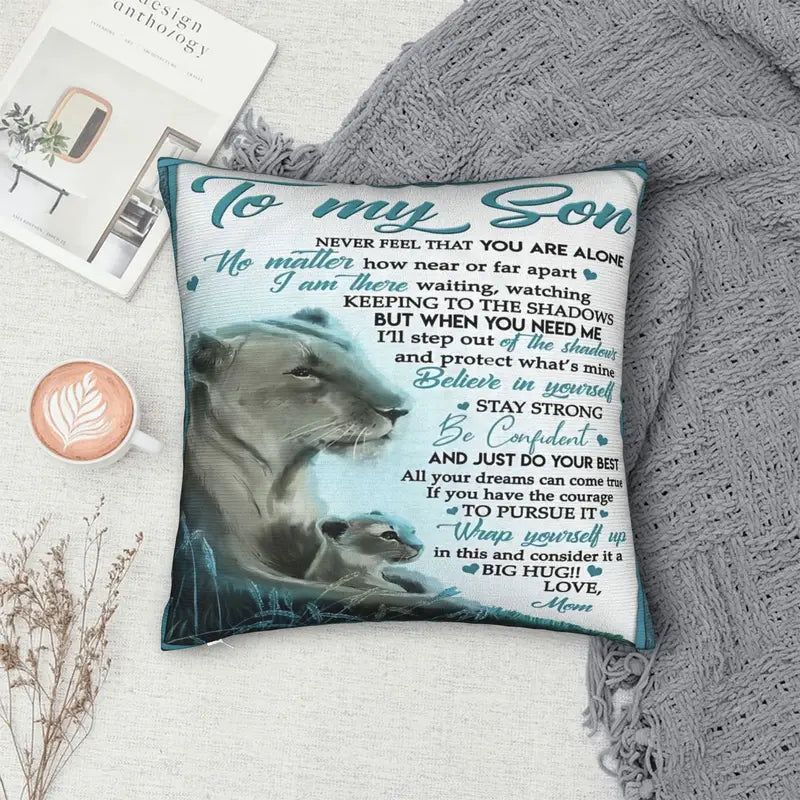 Para mi hijo - Un regalo especial de mamá - Almohada
