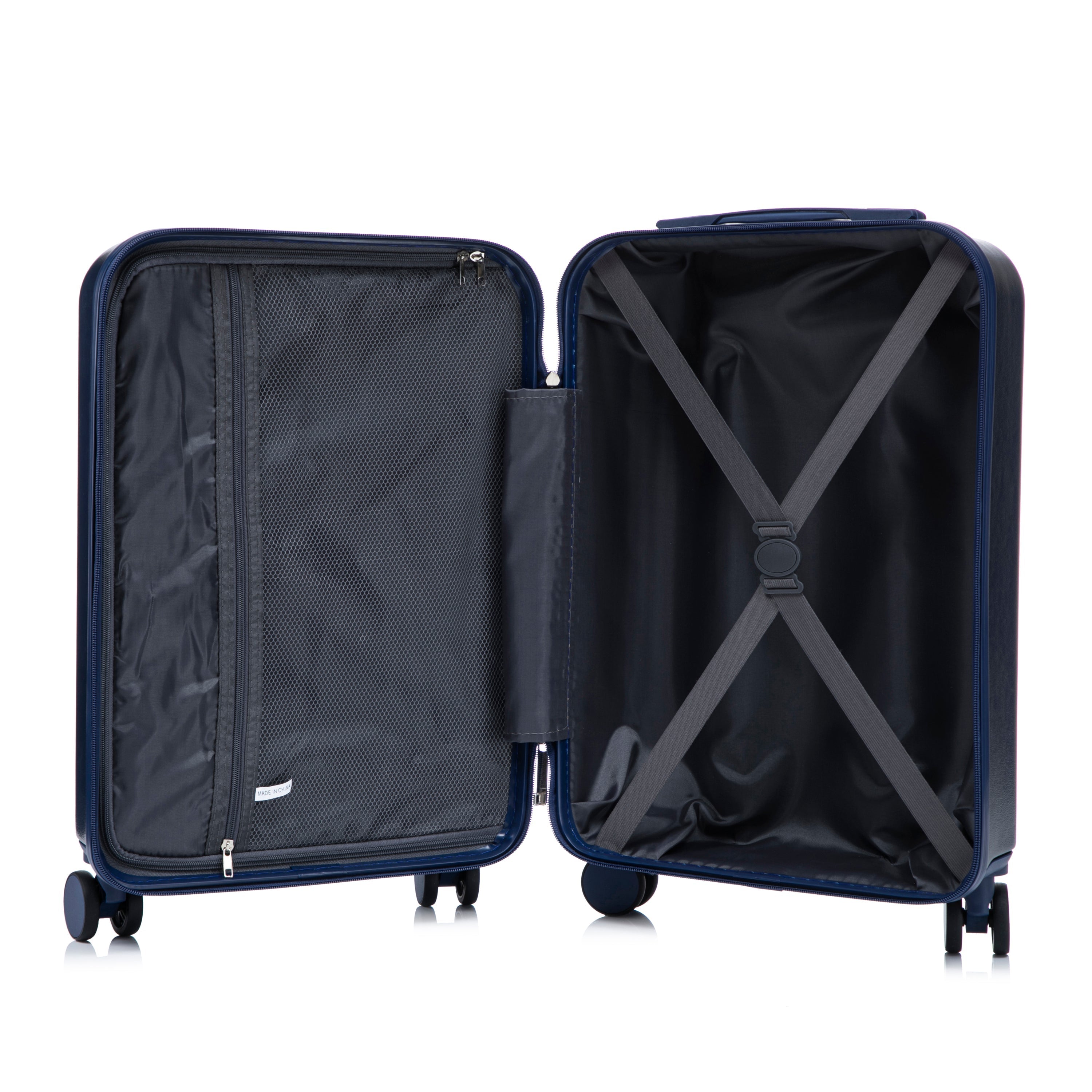 14'/20' 2-Piece ABS Spinner Wheel Luggage Set