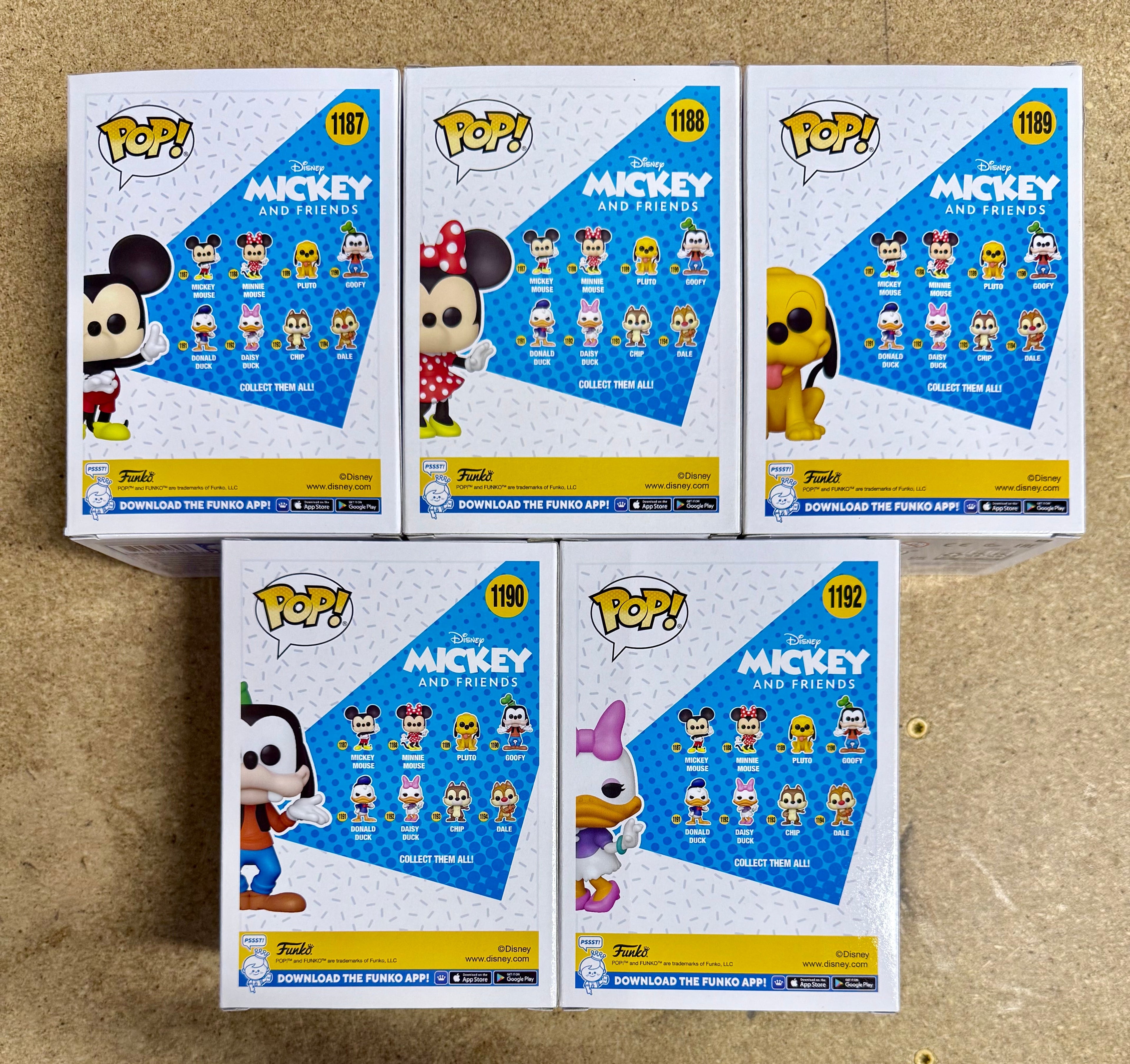 Funko Pop! Disney Mickey Mouse y Amigos Pluto Minnie Daisy Goofy 2022