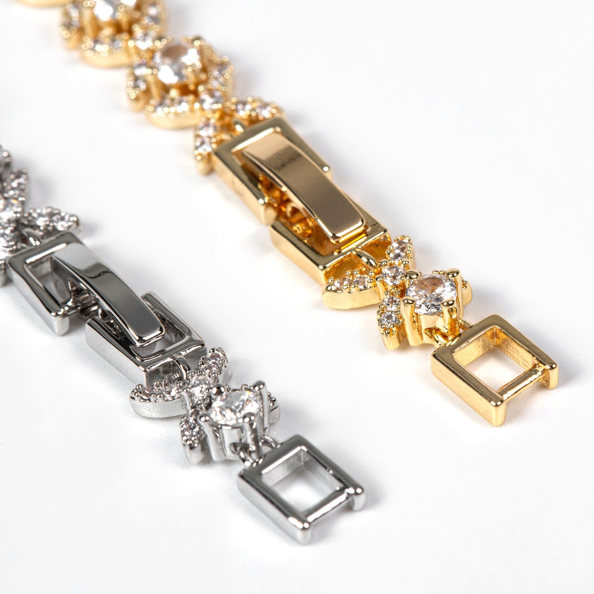 Small Cross Cubic Zirconia Bracelet