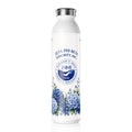 Zeta Phi Beta Floral Slim Water Bottle — Educate Elevate Empower