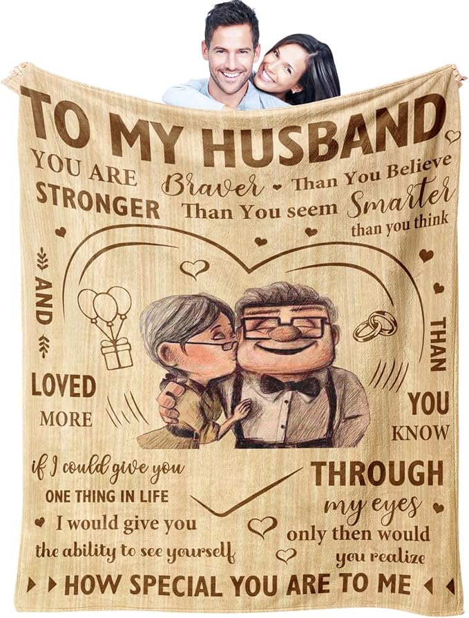 Manta de regalo especial para tu marido - De tu esposa