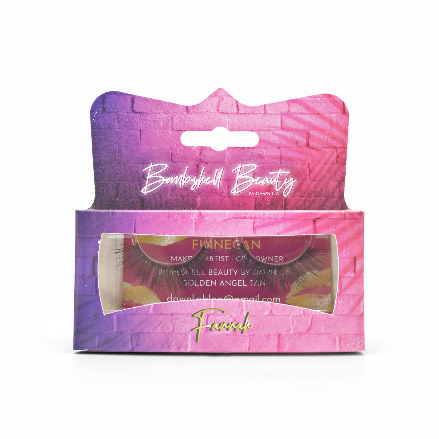Bombshell Beauty Pestañas de Lujo FARRAH - Caja Imperfecta