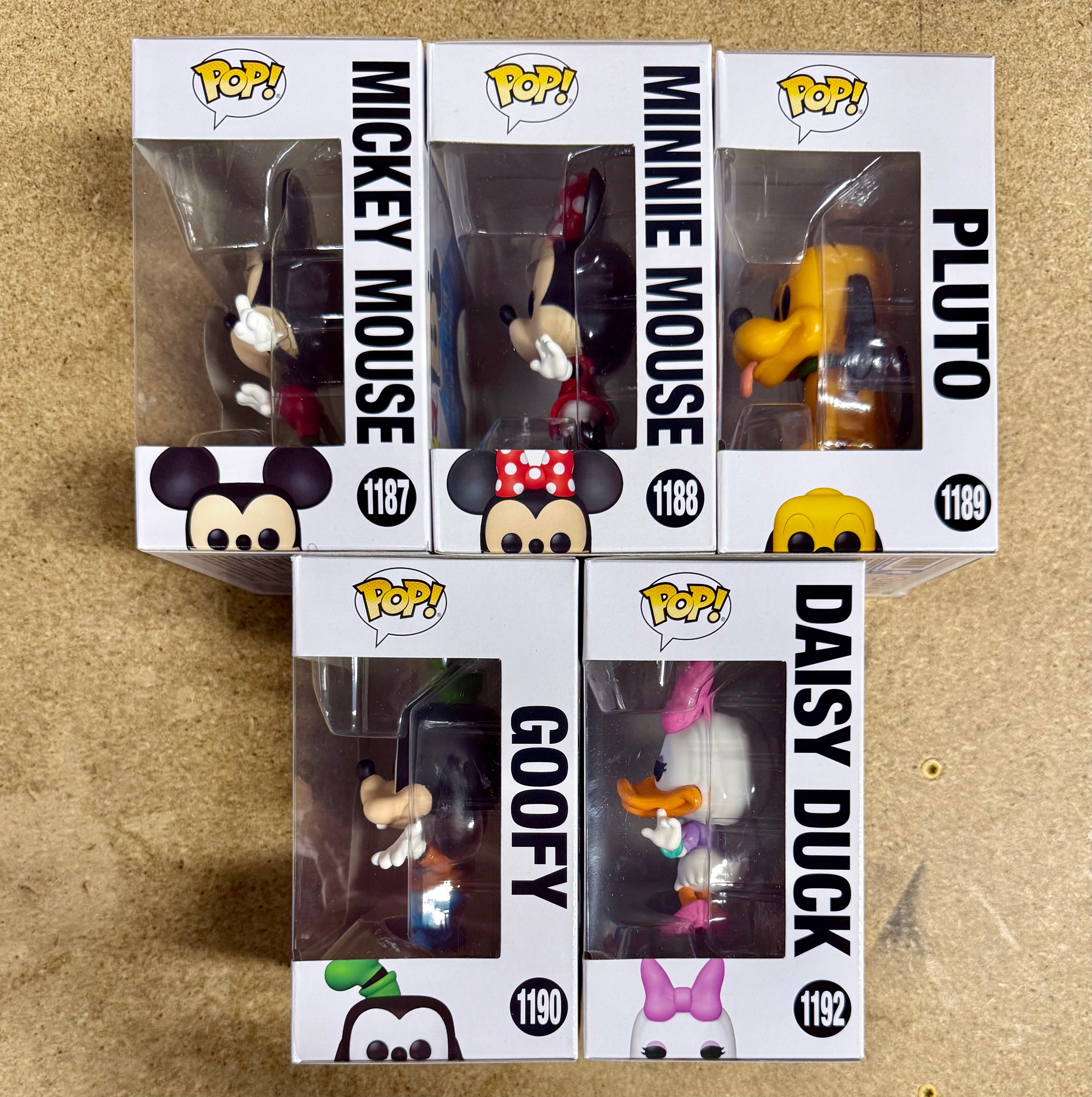 Funko Pop! Disney Mickey Mouse y Amigos Pluto Minnie Daisy Goofy 2022