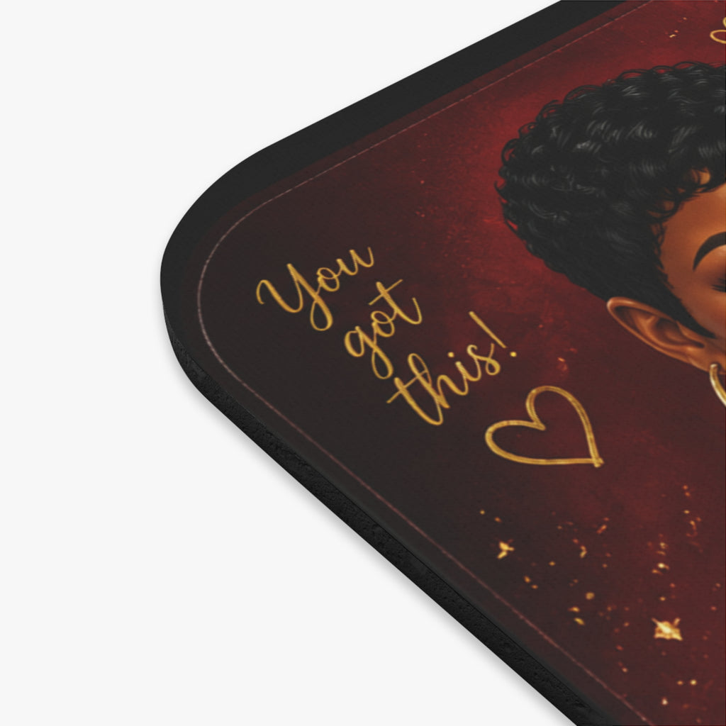 Tammy Inspirational Mouse Pad — Personalized Afrocentric Motivational Desk Mat