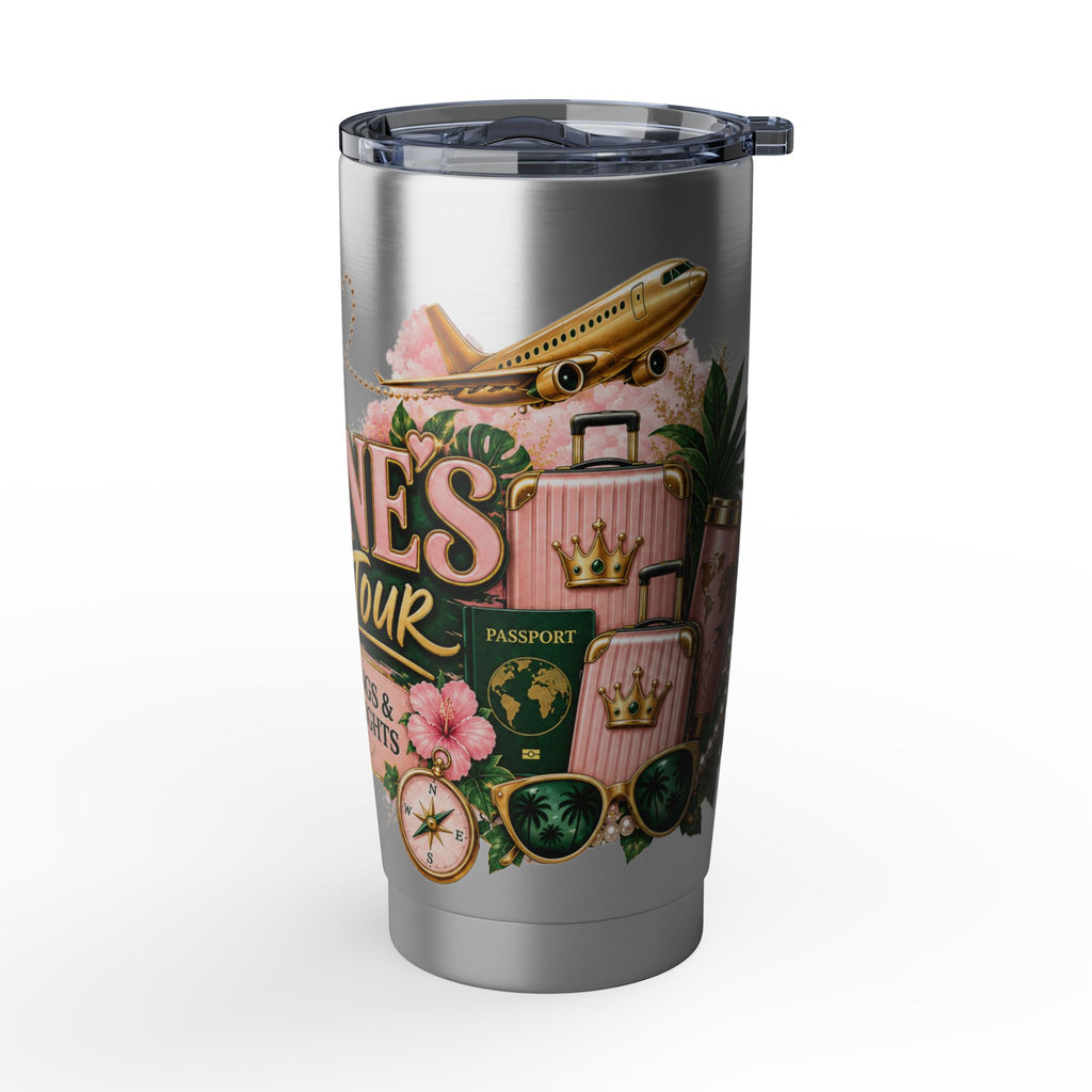 Personalized 'World Tour' 20oz Tumbler — Travel Mom Gift