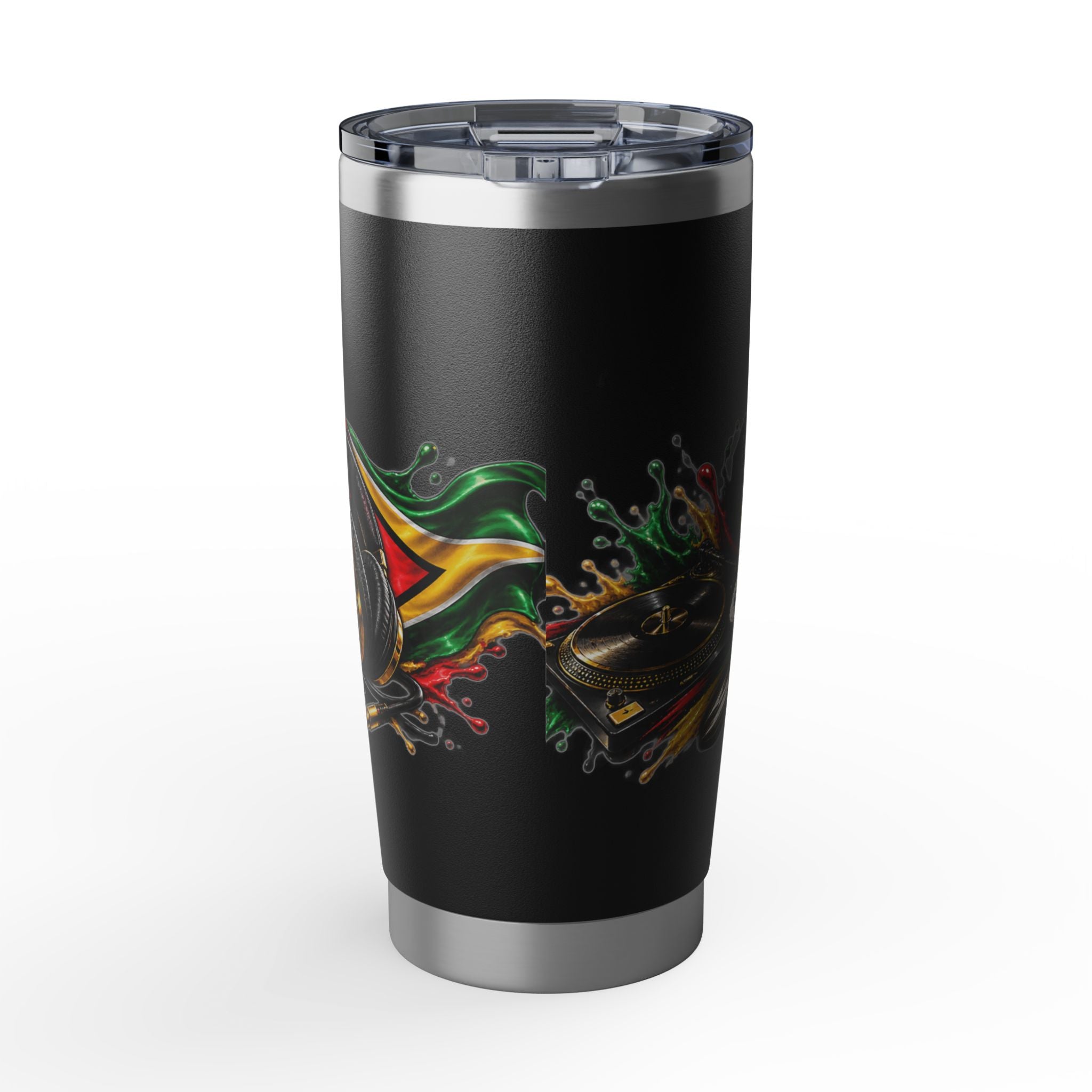 DJ ShakNvyBz Custom 20oz Tumbler | Guyana-Inspired DJ Design