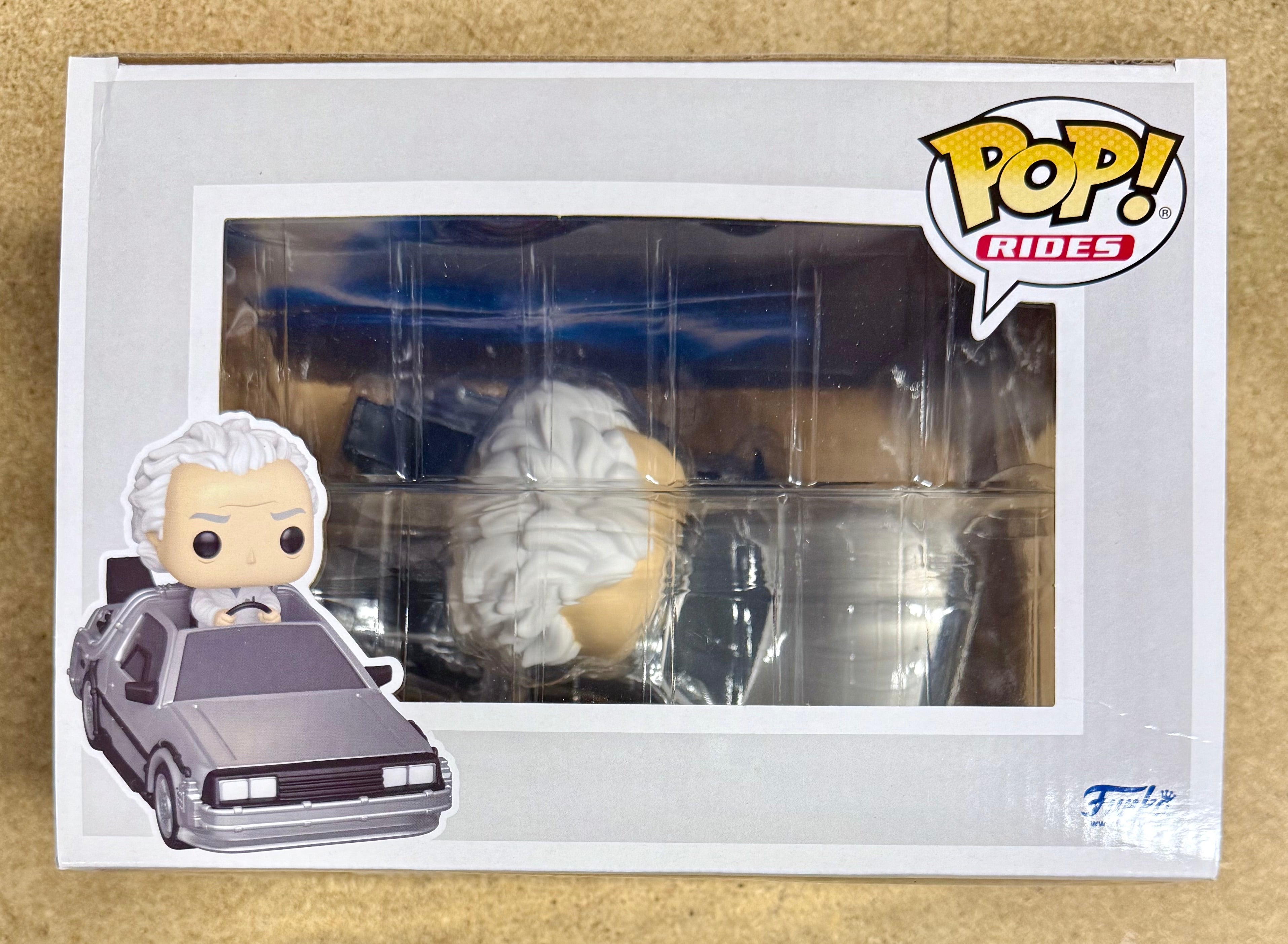 Funko Pop! Rides Doc Brown With Deloreon Time Machine #133 Back To The Future