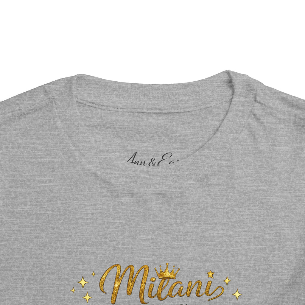 Toddler Tee — "Lil' Girl With Big Dreams" Inspirational Graphic Shirt