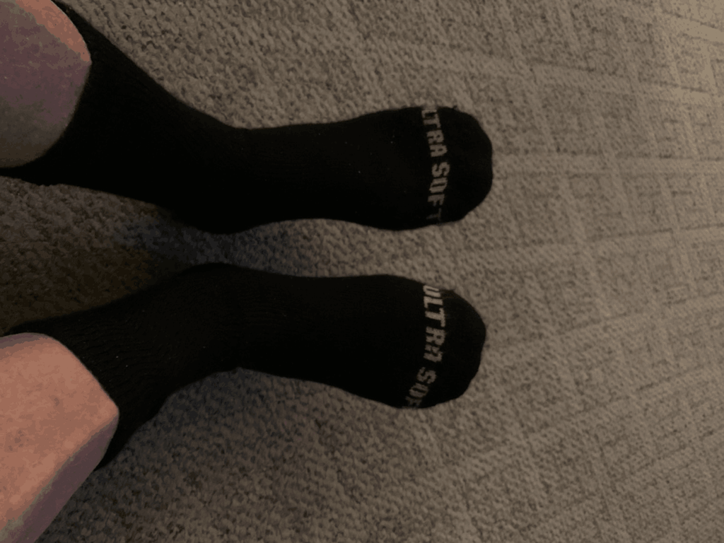 Calcetines Diabéticos Ultra Suaves a Media Pantorrilla para Hombre (4 Pares)