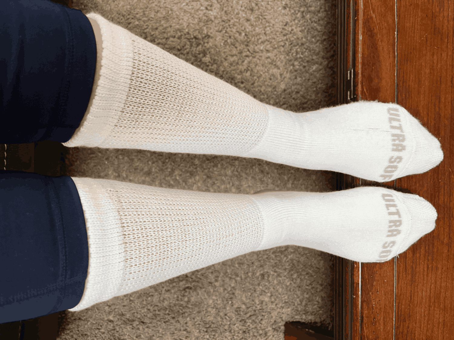 Calcetines Diabéticos Ultra Suaves a Media Pantorrilla para Hombre (4 Pares)