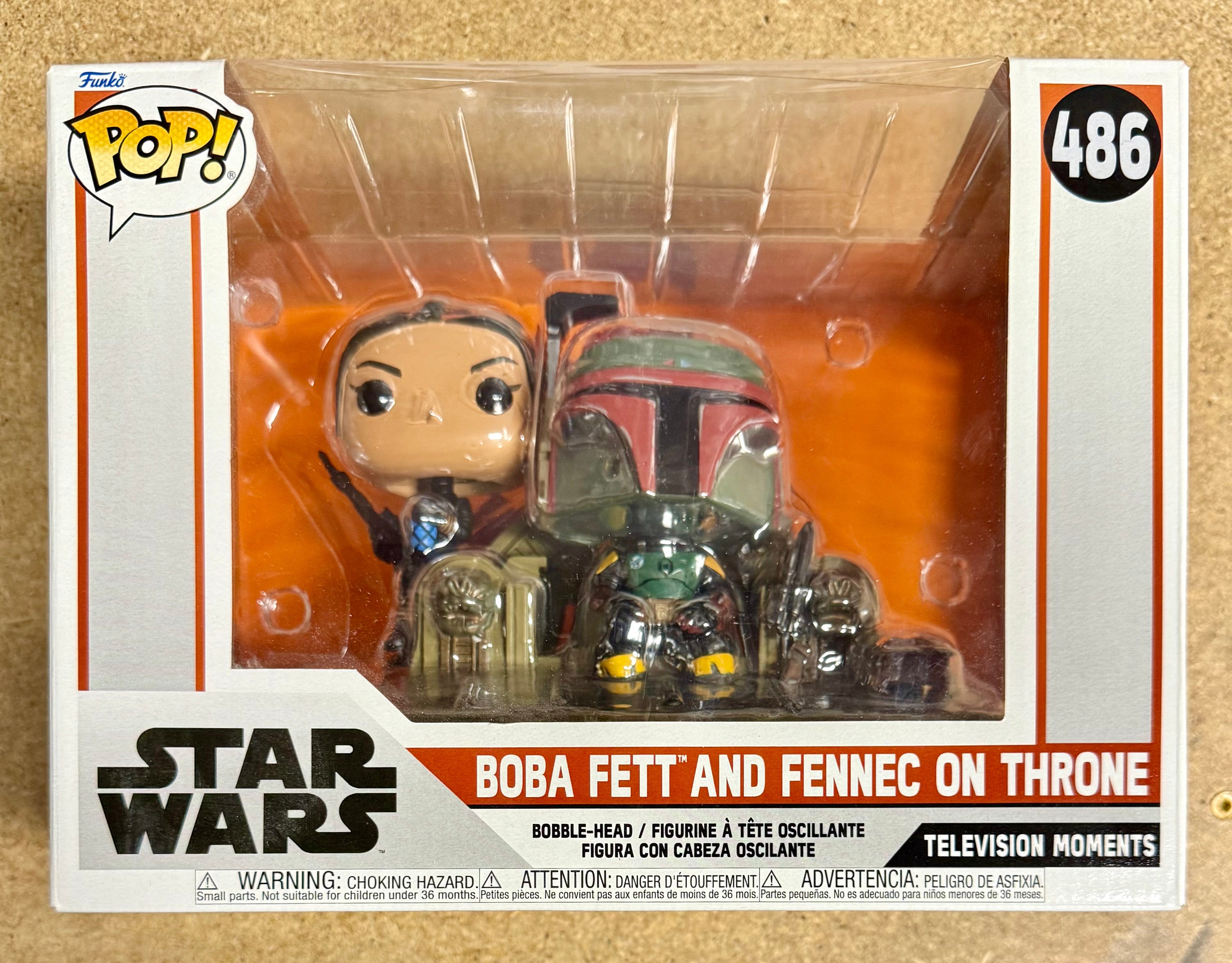 Funko Pop! Momentos de Televisión Boba Fett y Fennec en el Trono #486 Star Wars 2021