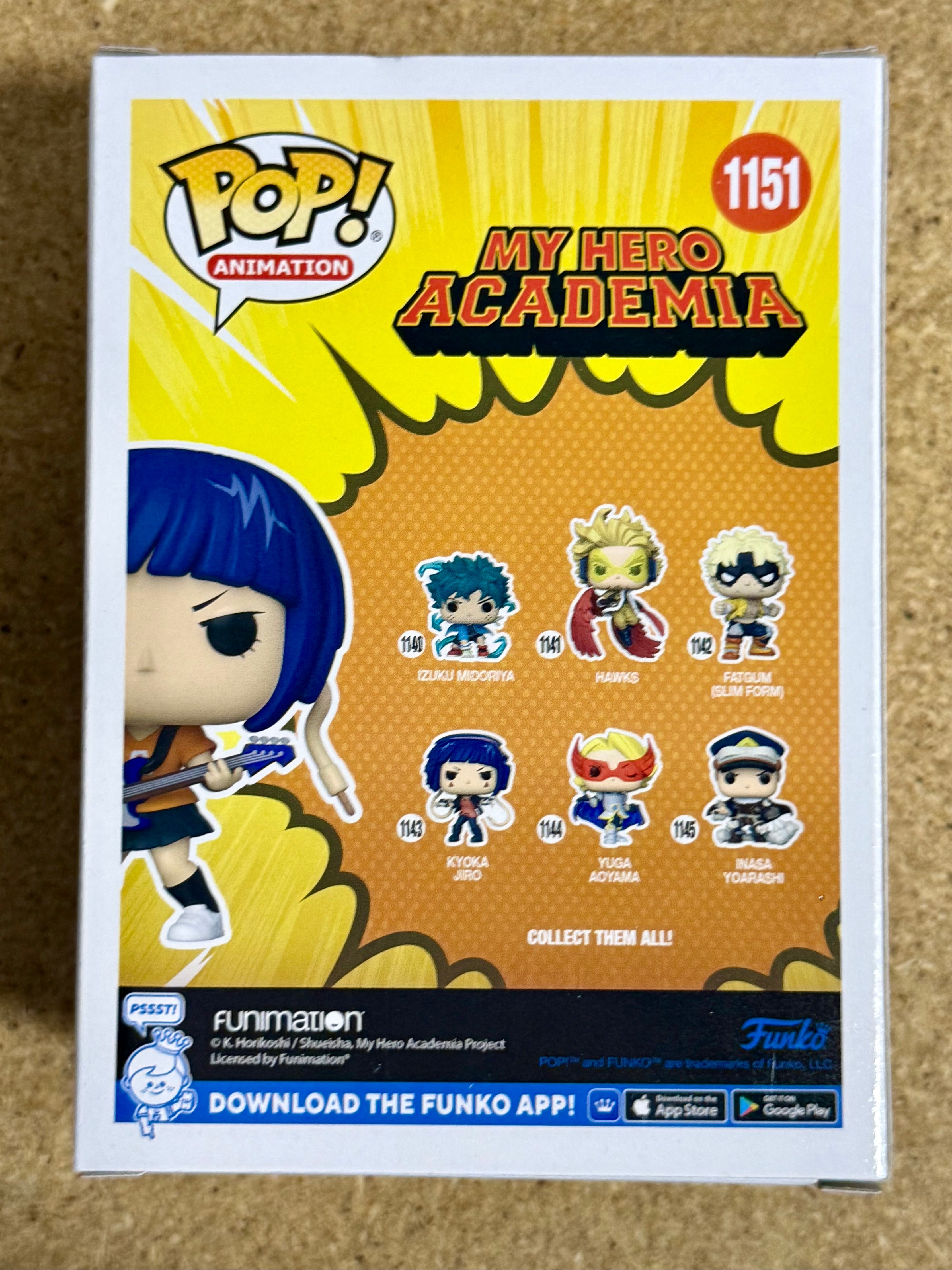 Funko Pop! Animación Kyoka Jiro #1151 My Hero Academia Exclusivo 2022
