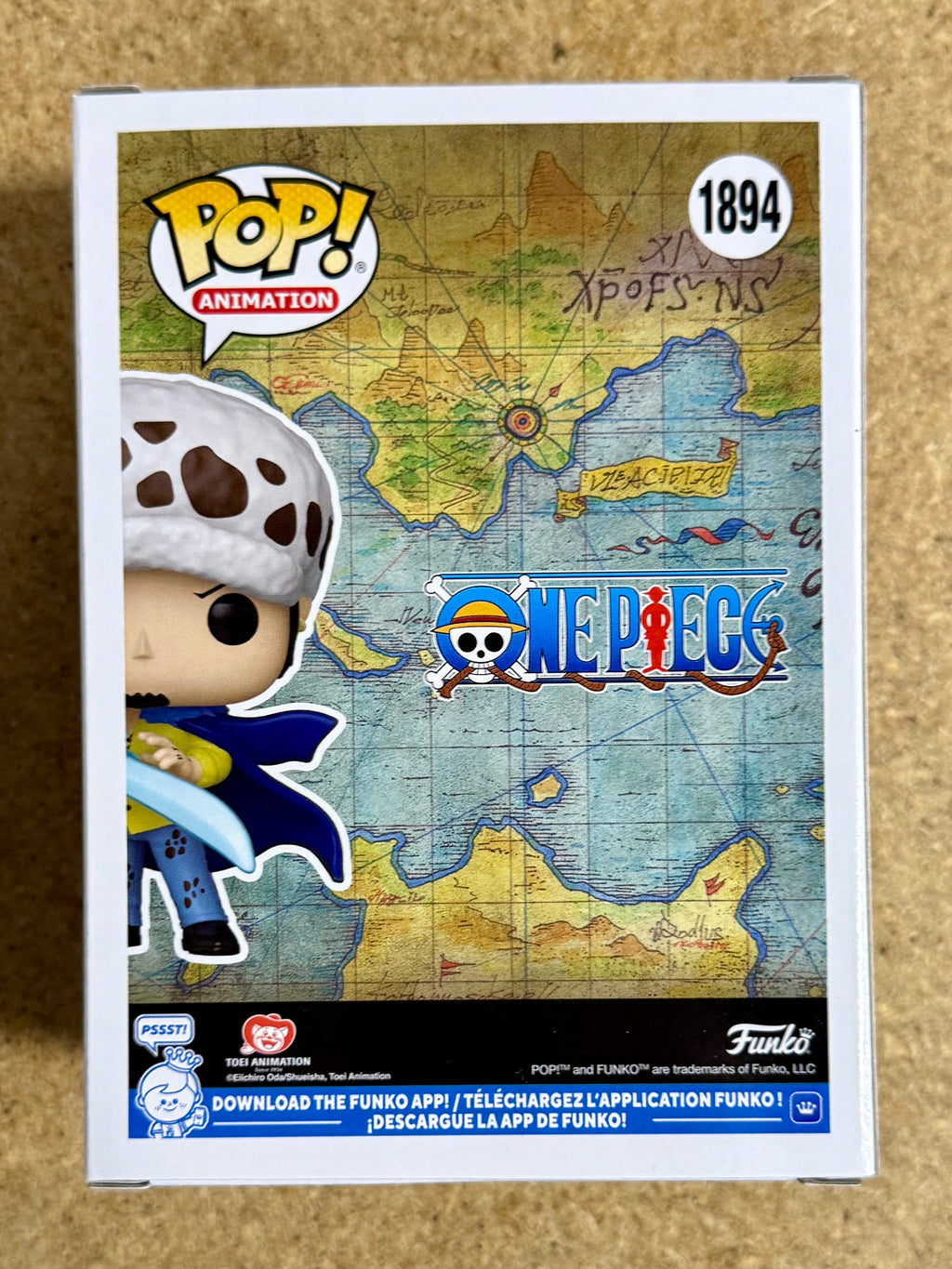 Funko Pop! Animation Trafalgar Law With Kikoku (Anesthesia) #1894 One Piece 2025