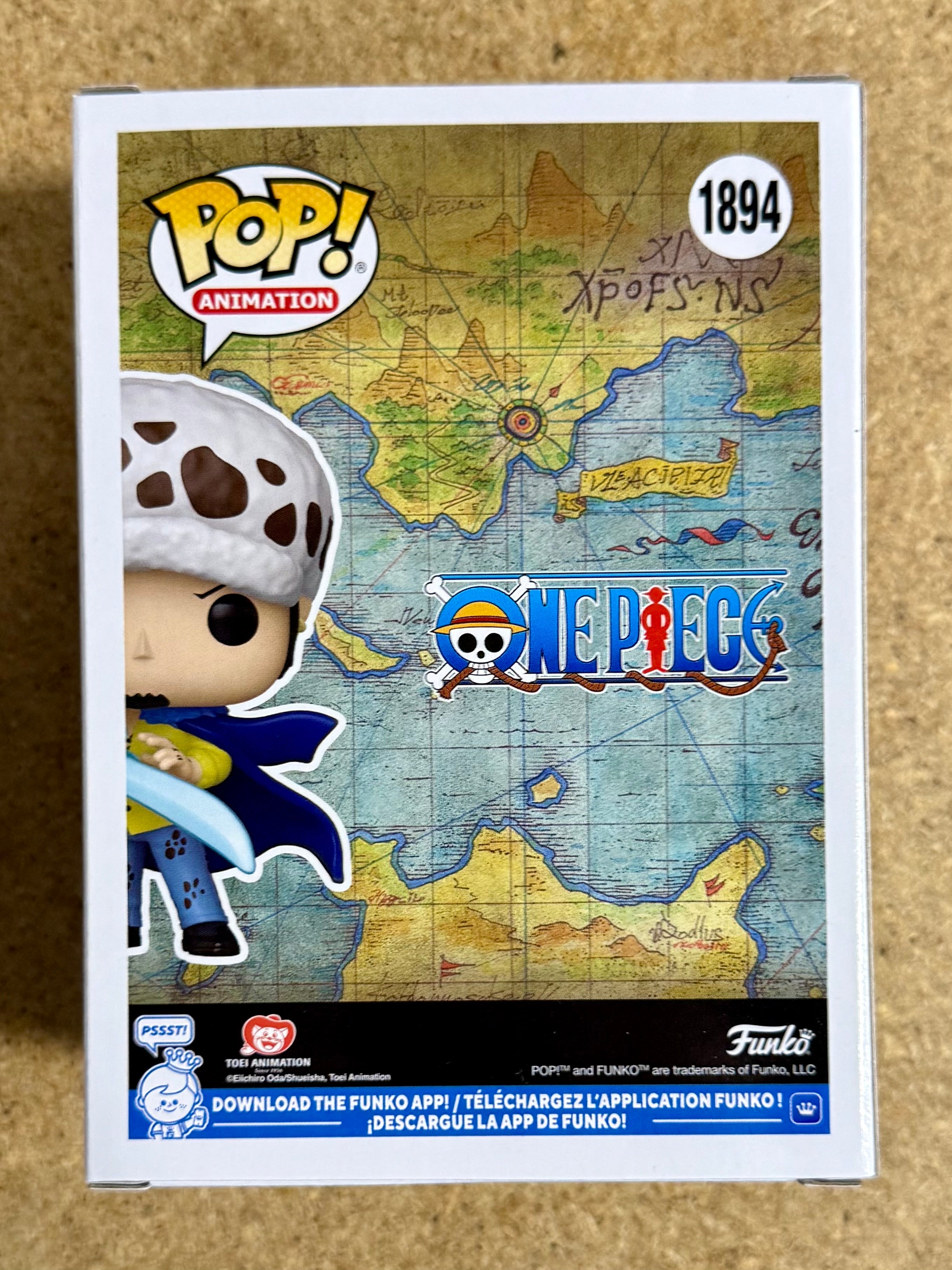 Funko Pop! Animation Trafalgar Law With Kikoku (Anesthesia) #1894 One Piece 2025