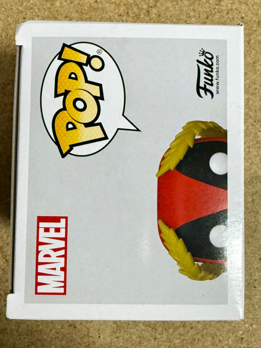 TJ Miller "Weasel" Firmado Senador Romano Deadpool Funko Pop #779 con COA de JSA