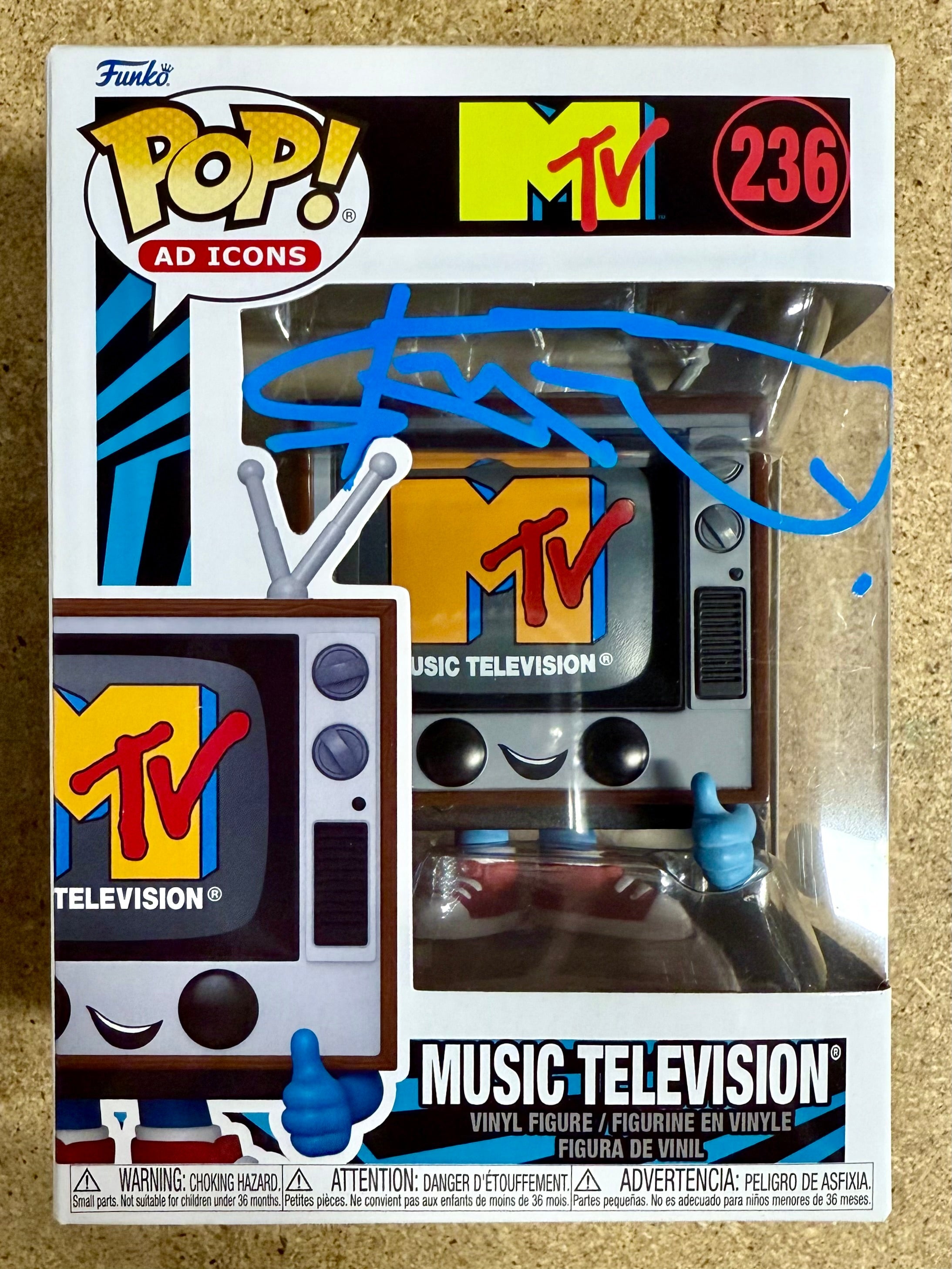 Doble de acción Steve-O de Jackass, Funko Pop #236 de MTV 2024 firmado con COA de JSA