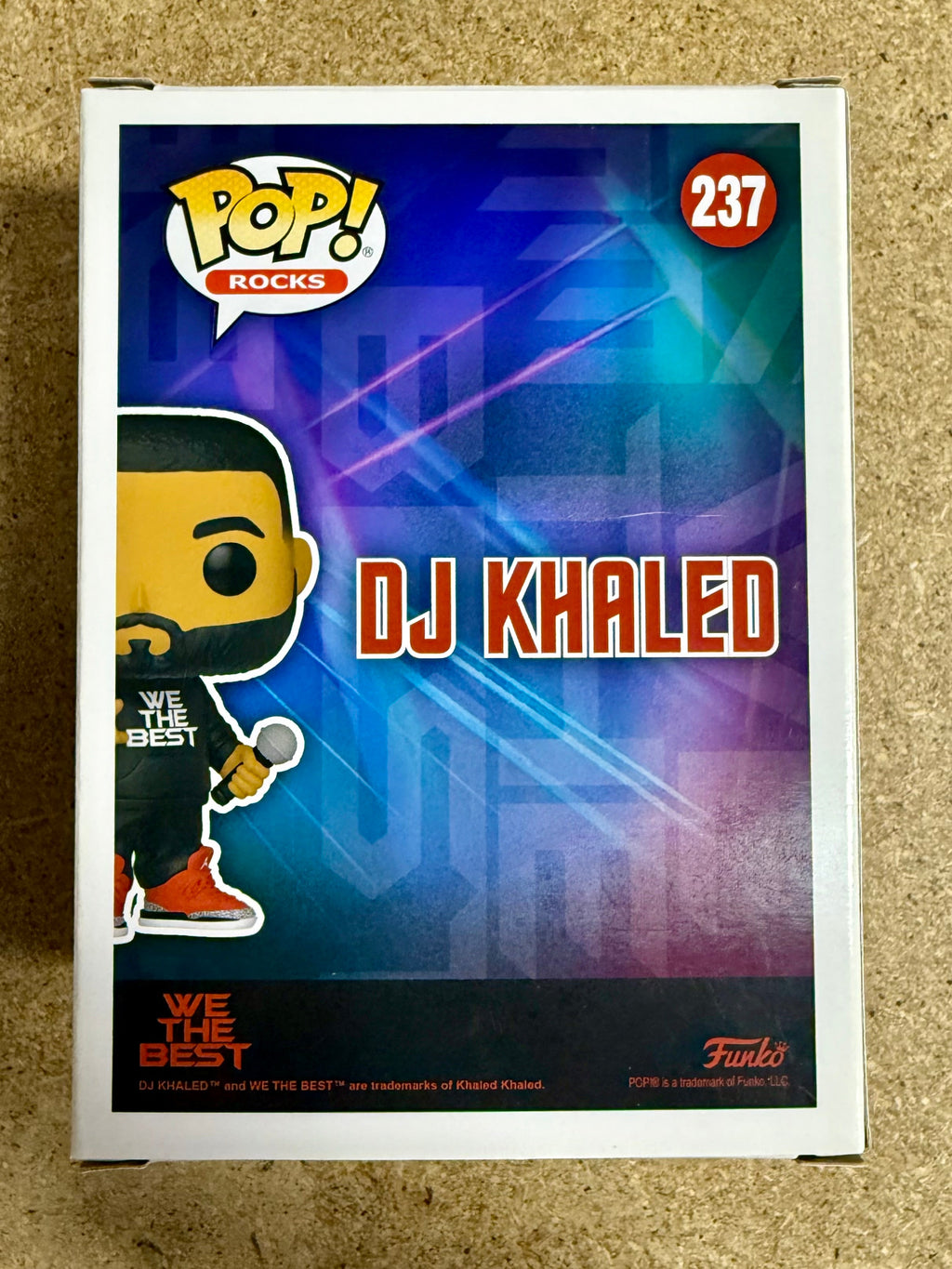 DJ Khaled Funko Pop #237 "We The Best" autografiado con JSA COA Blessed 2021