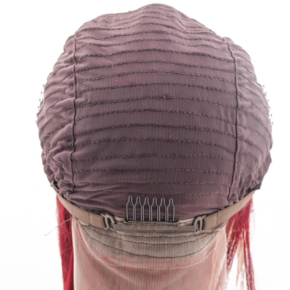Peluca Bob de Cabello 100% Humano Cherry de Encaje Frontal Transparente 13x4