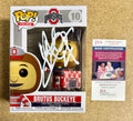 Will Allen firmó Ohio State Buckeye Mascot Funko Pop! #10 con COA de JSA