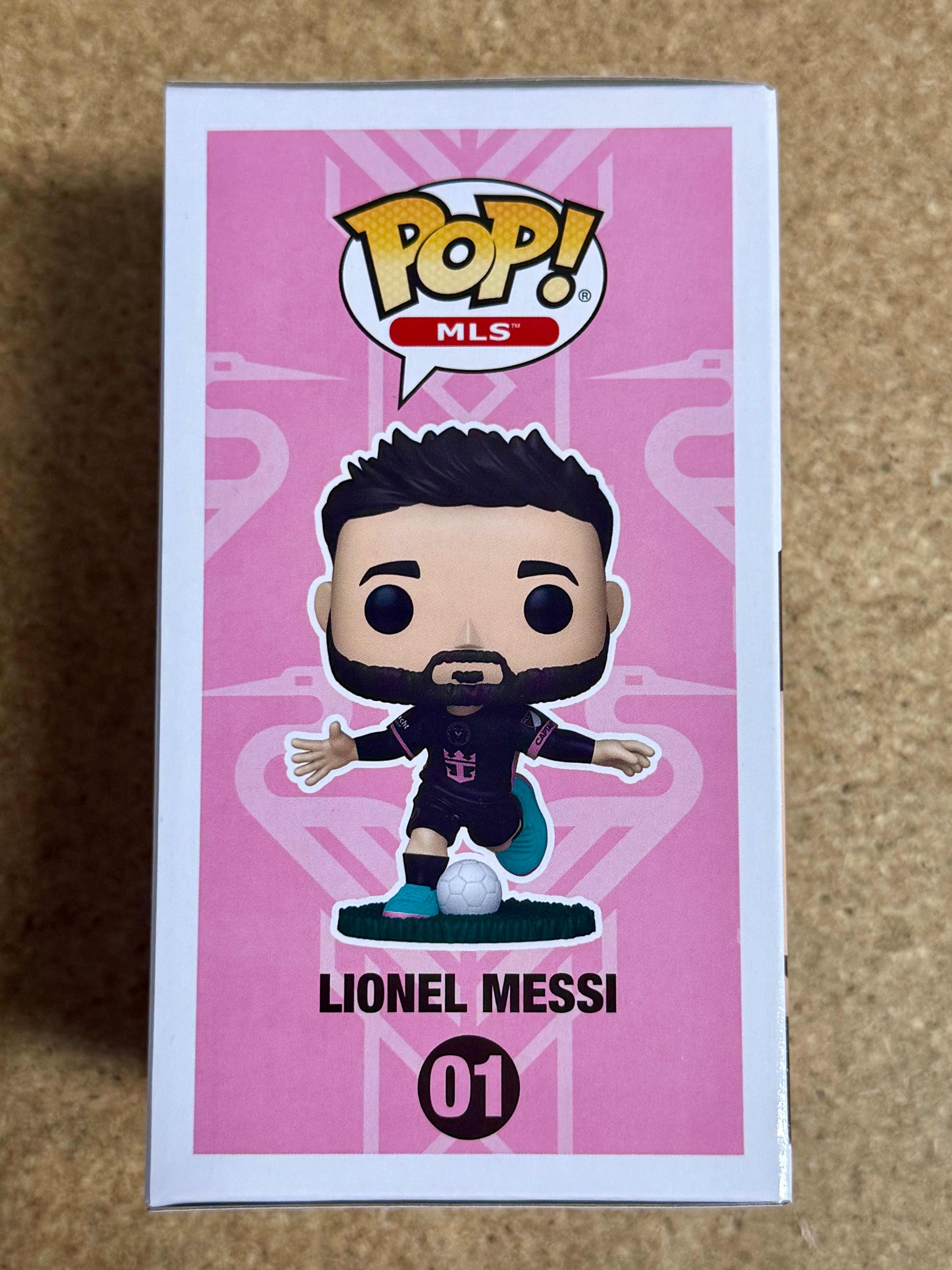 Funko Pop! MLS Lionel Messi (visitante) #01 Fútbol MLS Inter Miami 2025