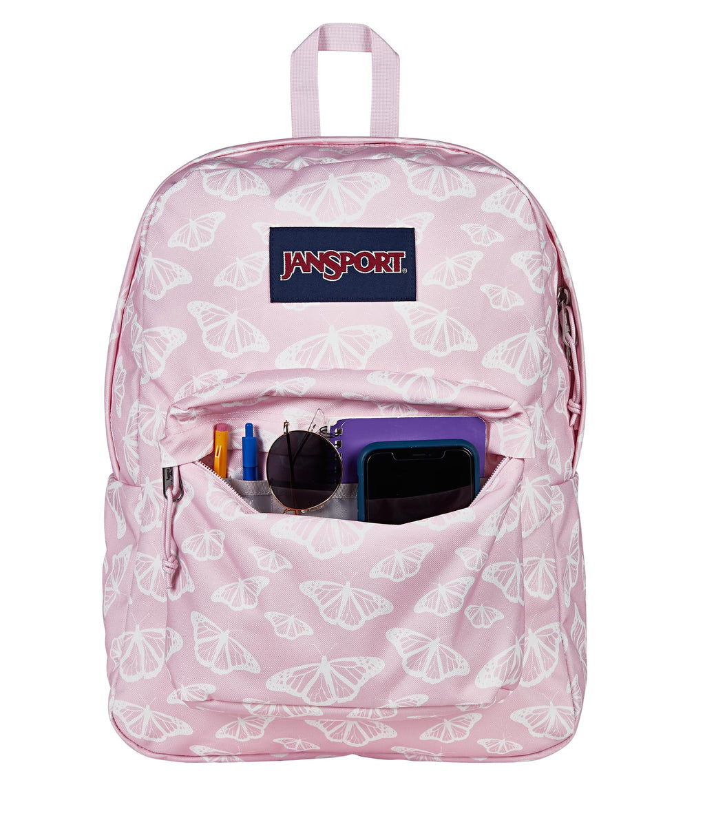 JanSport SuperBreak One Backpacks - Durable, Lightweight Bookbag with 1 Main Compartment, Front Utility Pocket with Built-in Organizer - Premium Backpack, Black