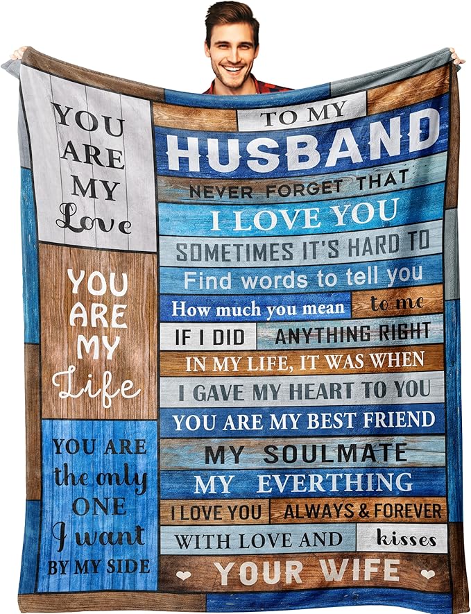 Manta de regalo especial para tu marido - De tu esposa