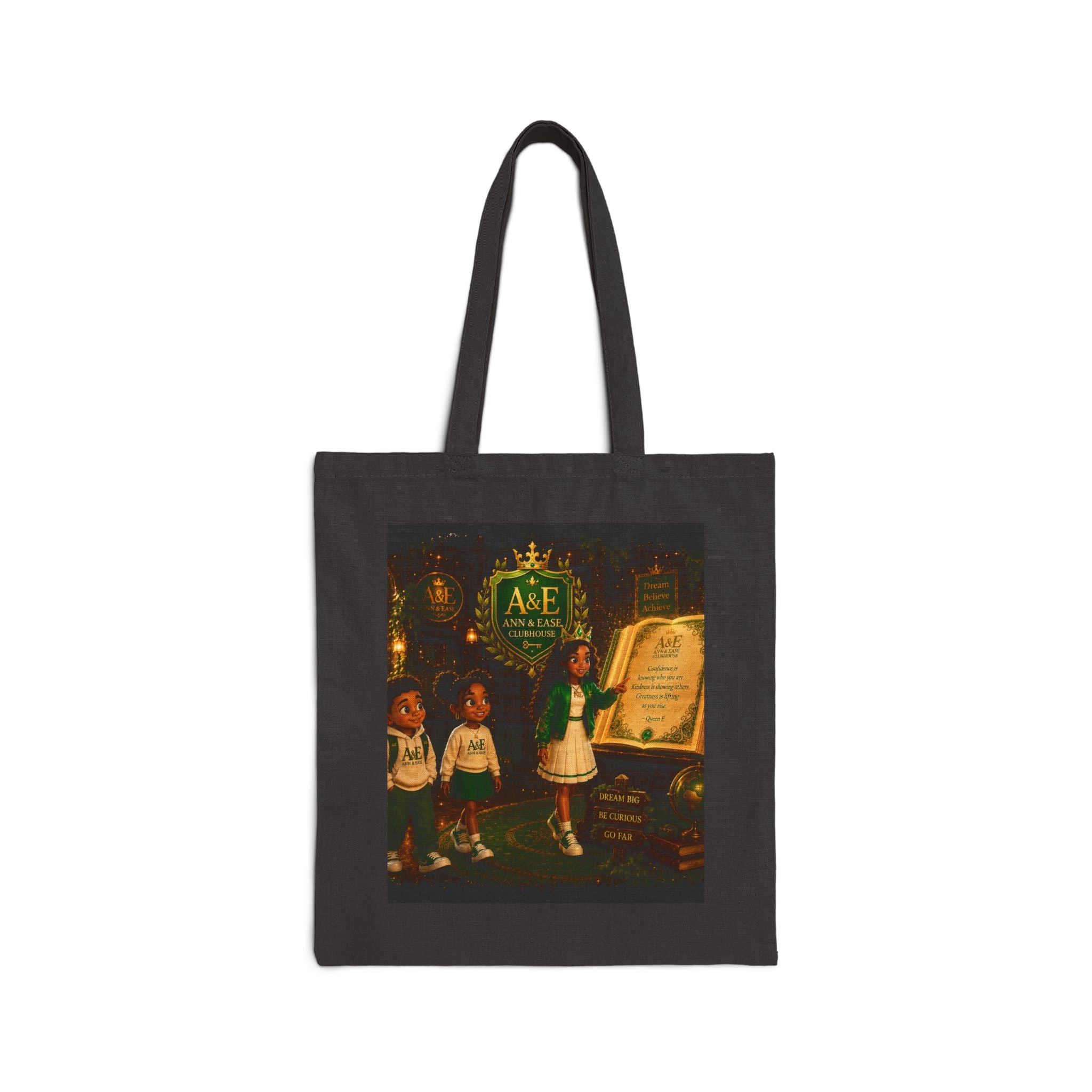 Tote Bag — Vintage Storybook Children Illustration with Quote
