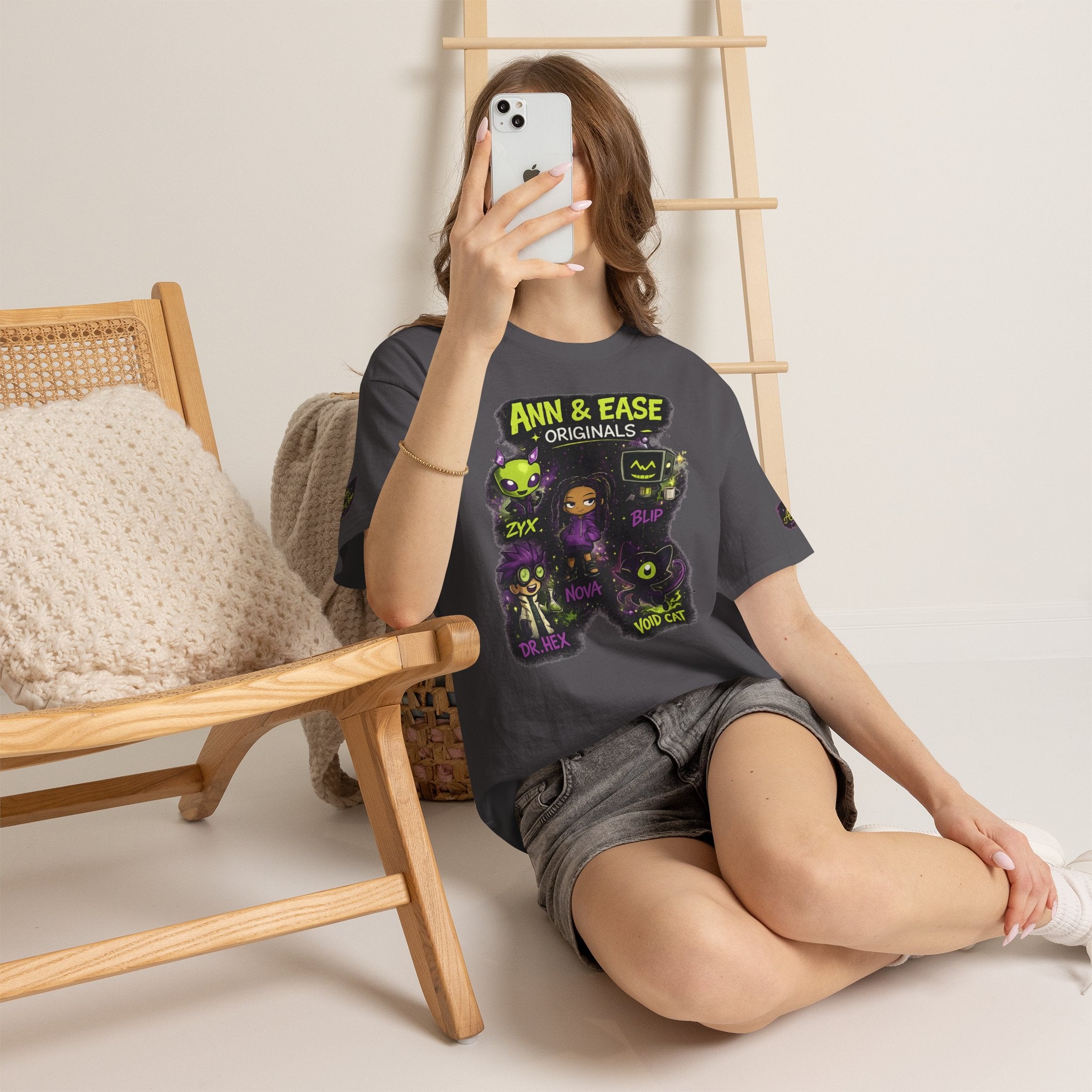 Glitch Squad Tee — "We Don't Fit In" Graphic T-Shirt