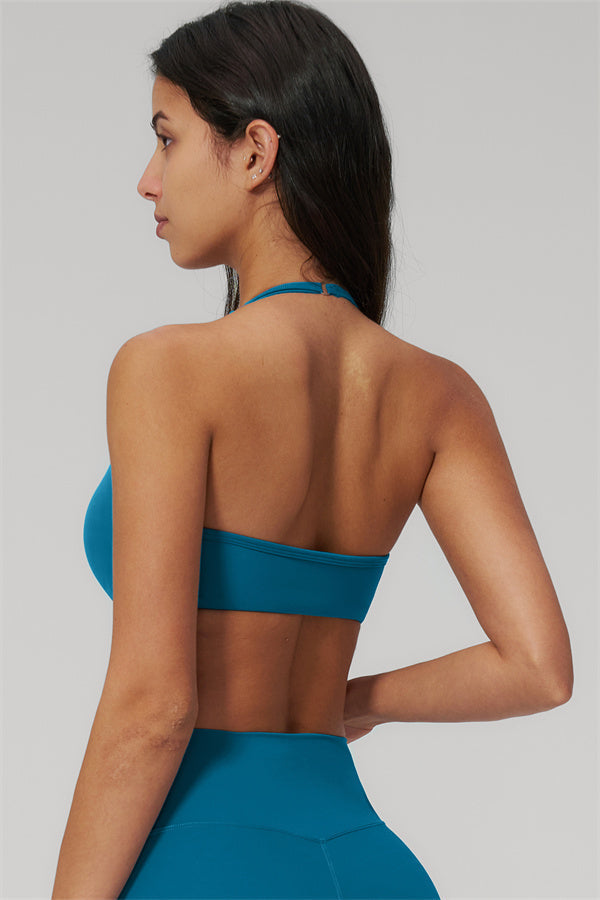 Conjunto de 2 piezas Rapture: Sujetador deportivo y Leggings acampanados