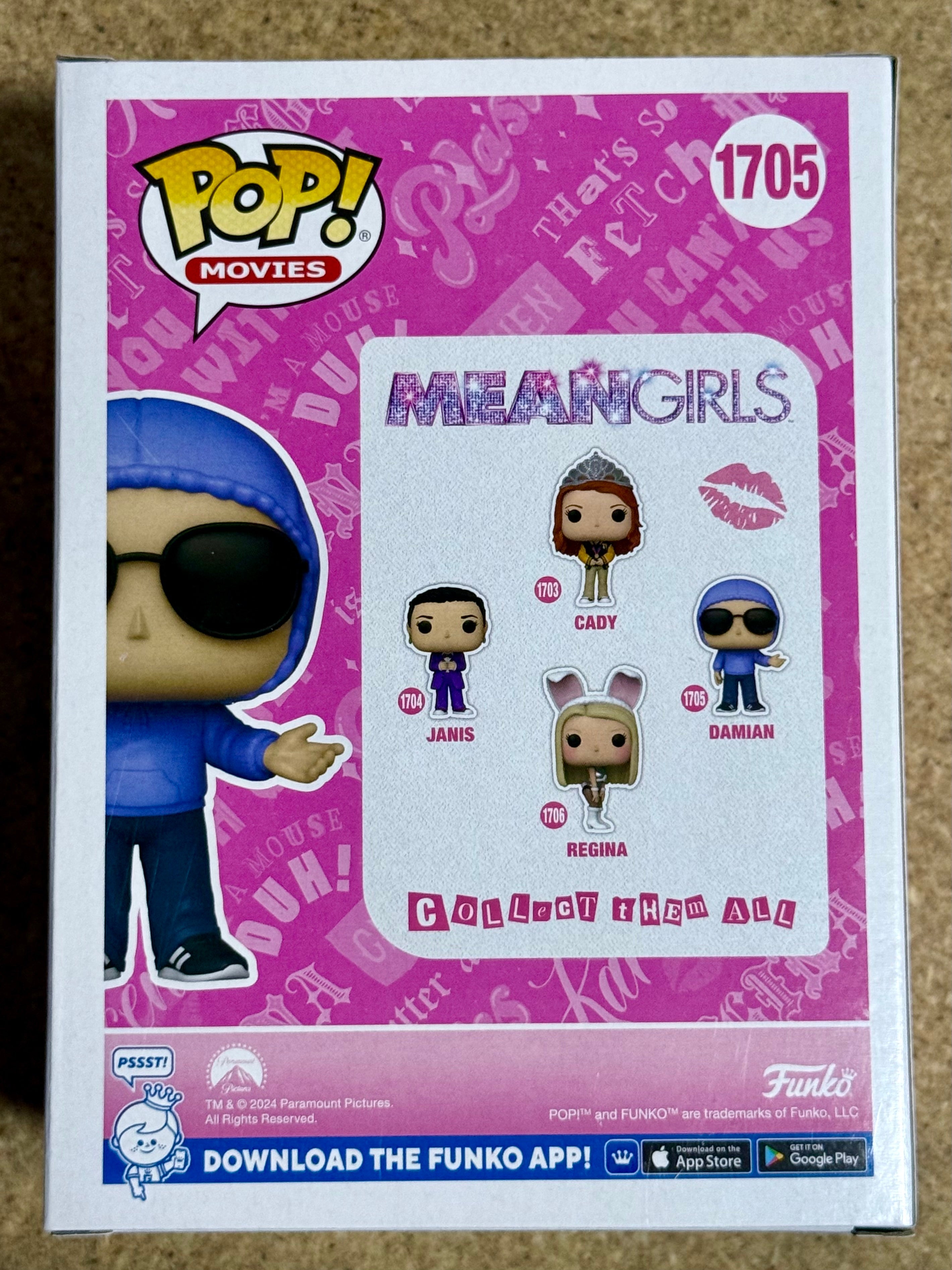 Funko Pop! Movies Damian con Sudadera #1705 Chicas Pesadas 2025 Daniel Franzese