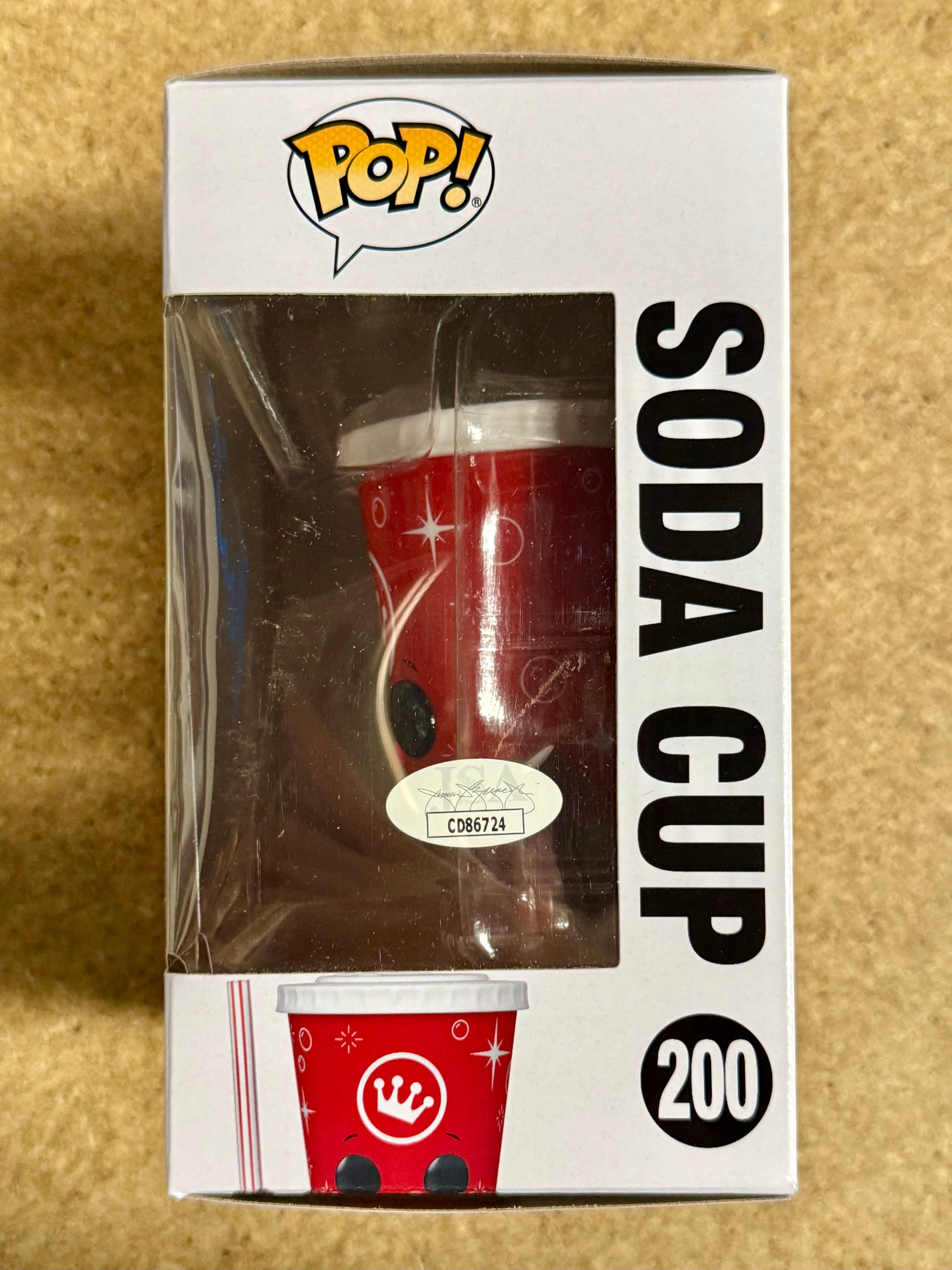 Thomas Lennon Vaso de Refresco de Cine Firmado Funko Pop! #200 Con COA de JSA