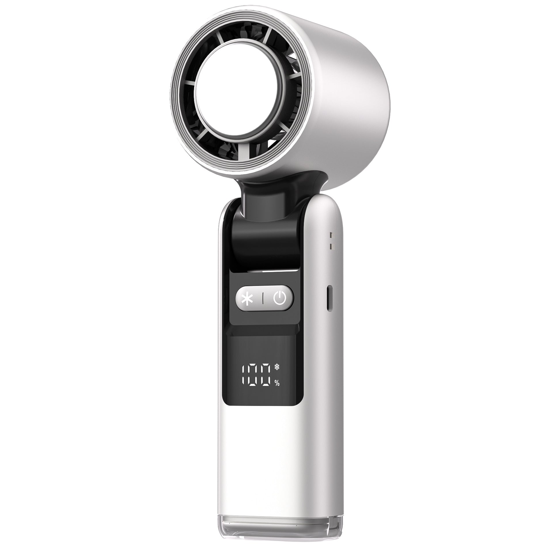 Turbo Handheld Fan — Multi-Speed, Digital Display, Optional Cooling